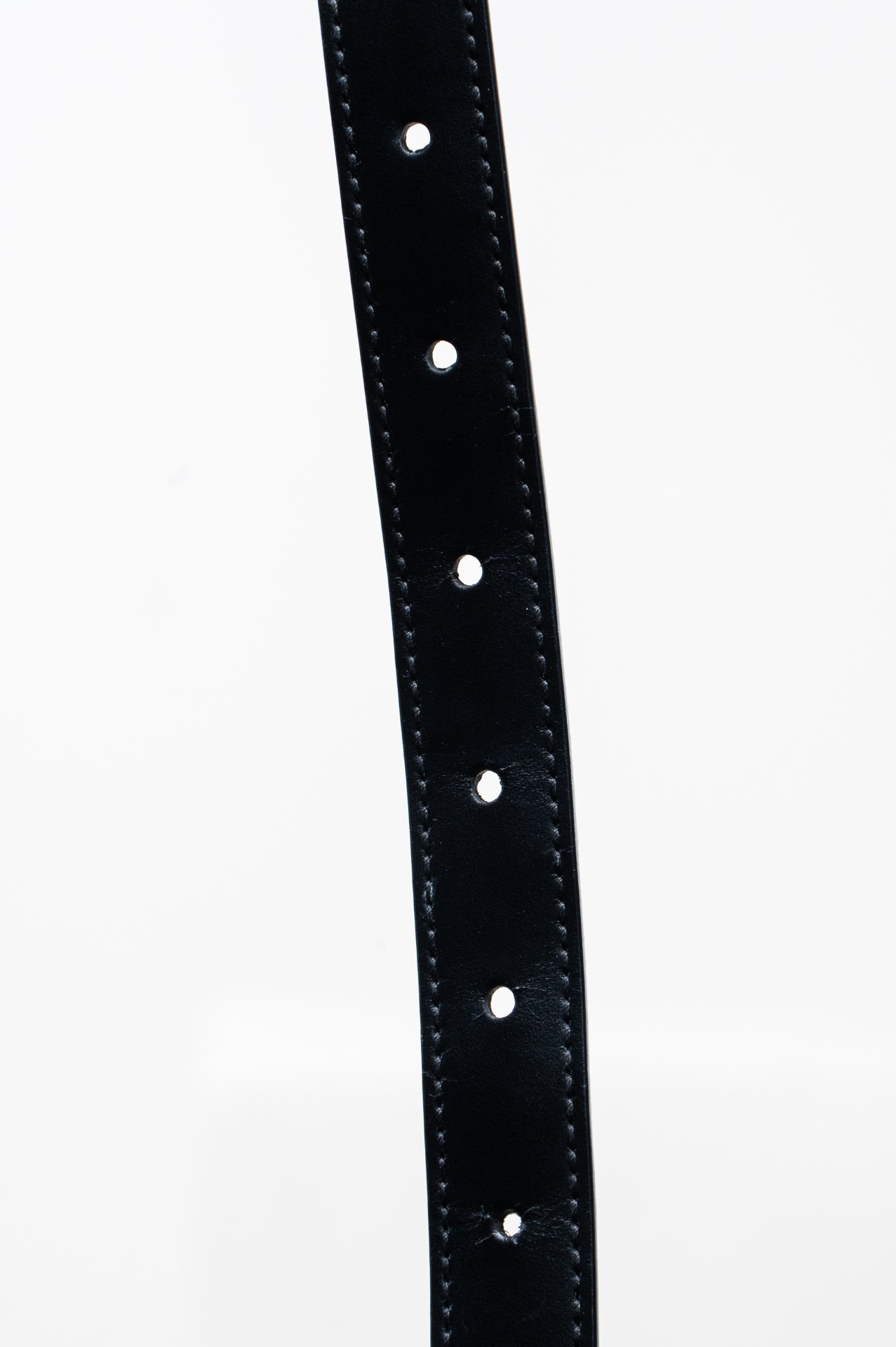 Gold Buckle w/ Black Leather Belt