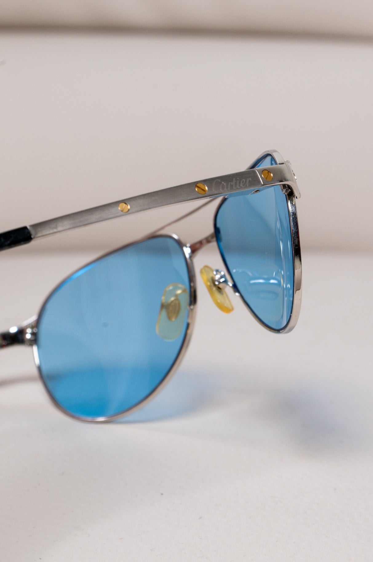 Blue Lens Santos Dumont Sunglasses chdup