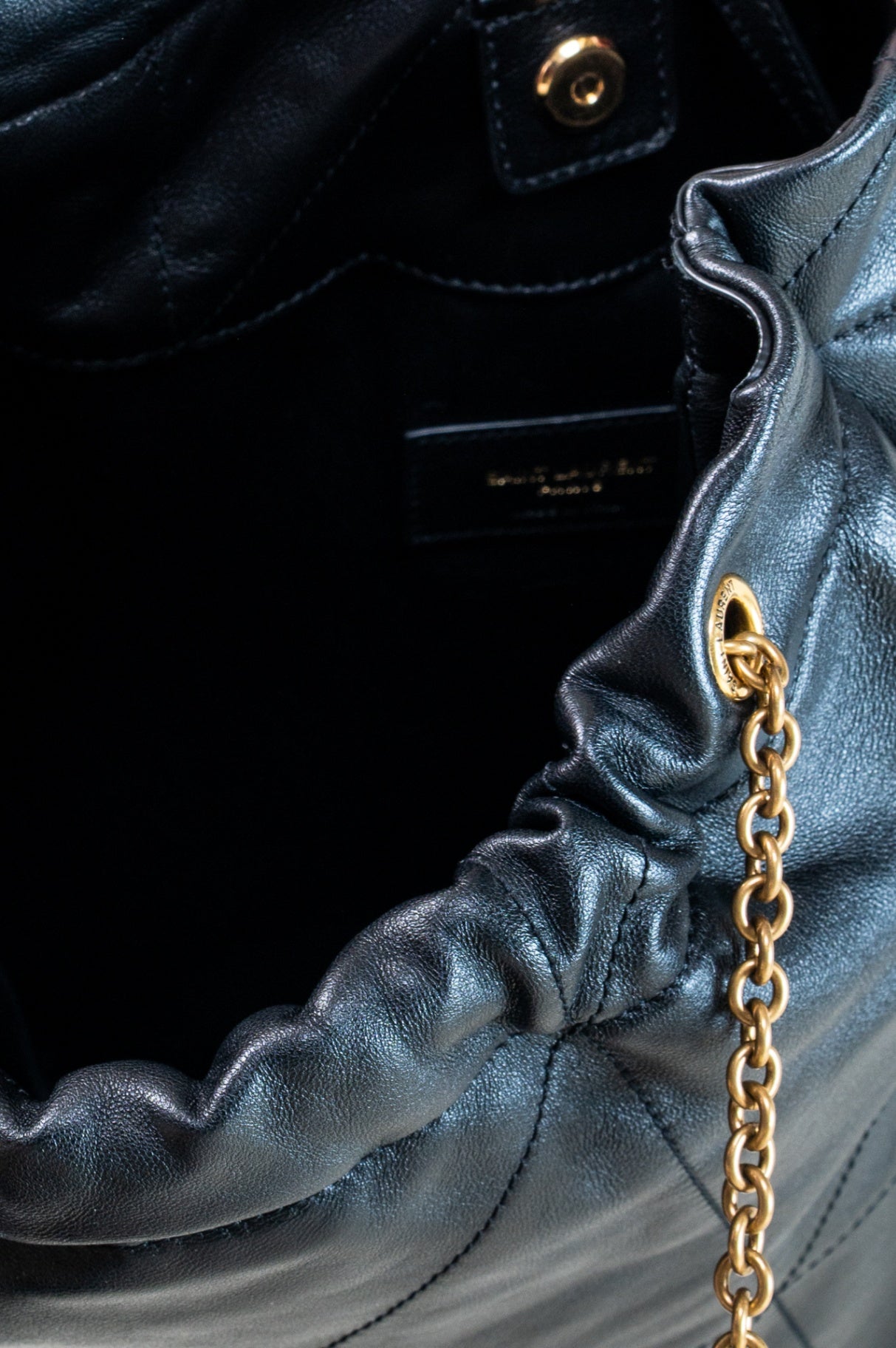 Black Jamie Pochon Shoulder Tote Bag