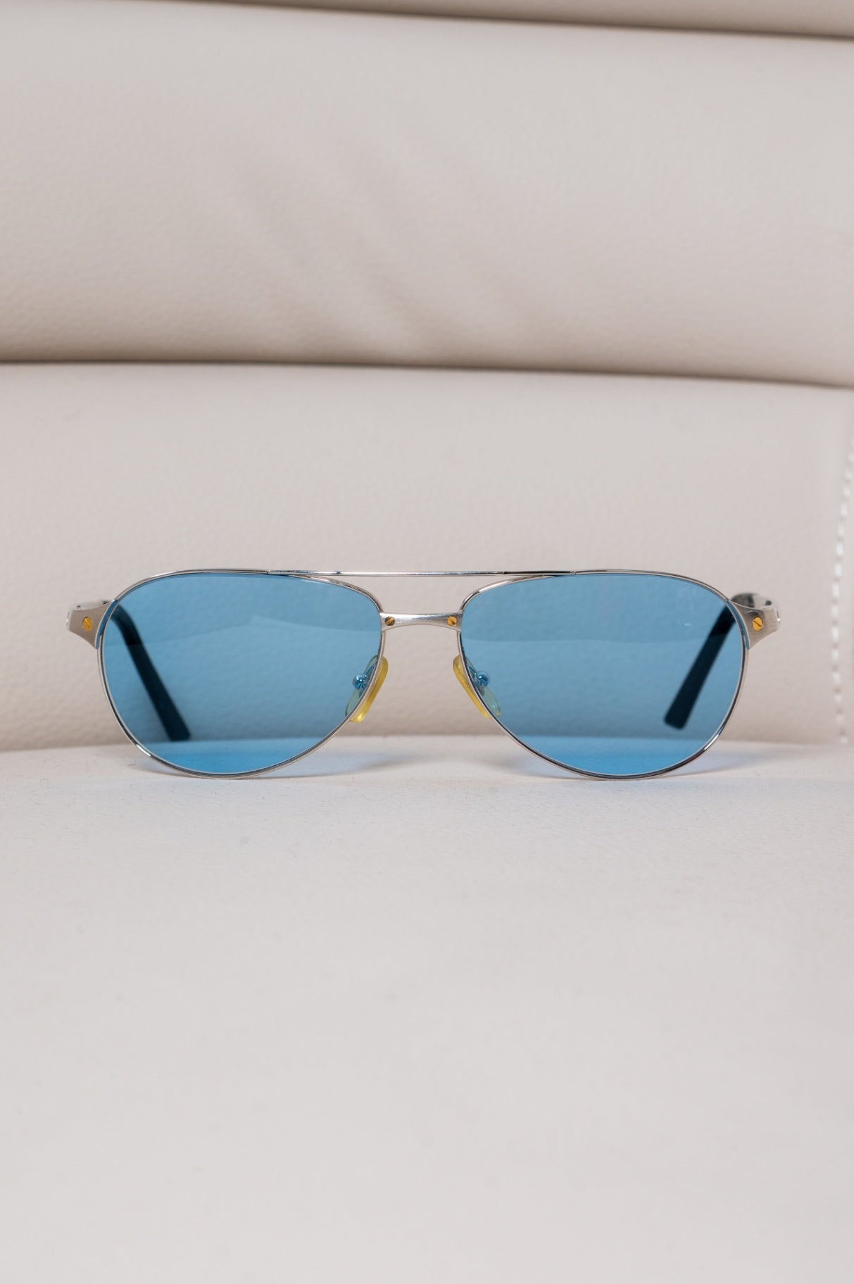 Blue Lens Santos Dumont Sunglasses chdup
