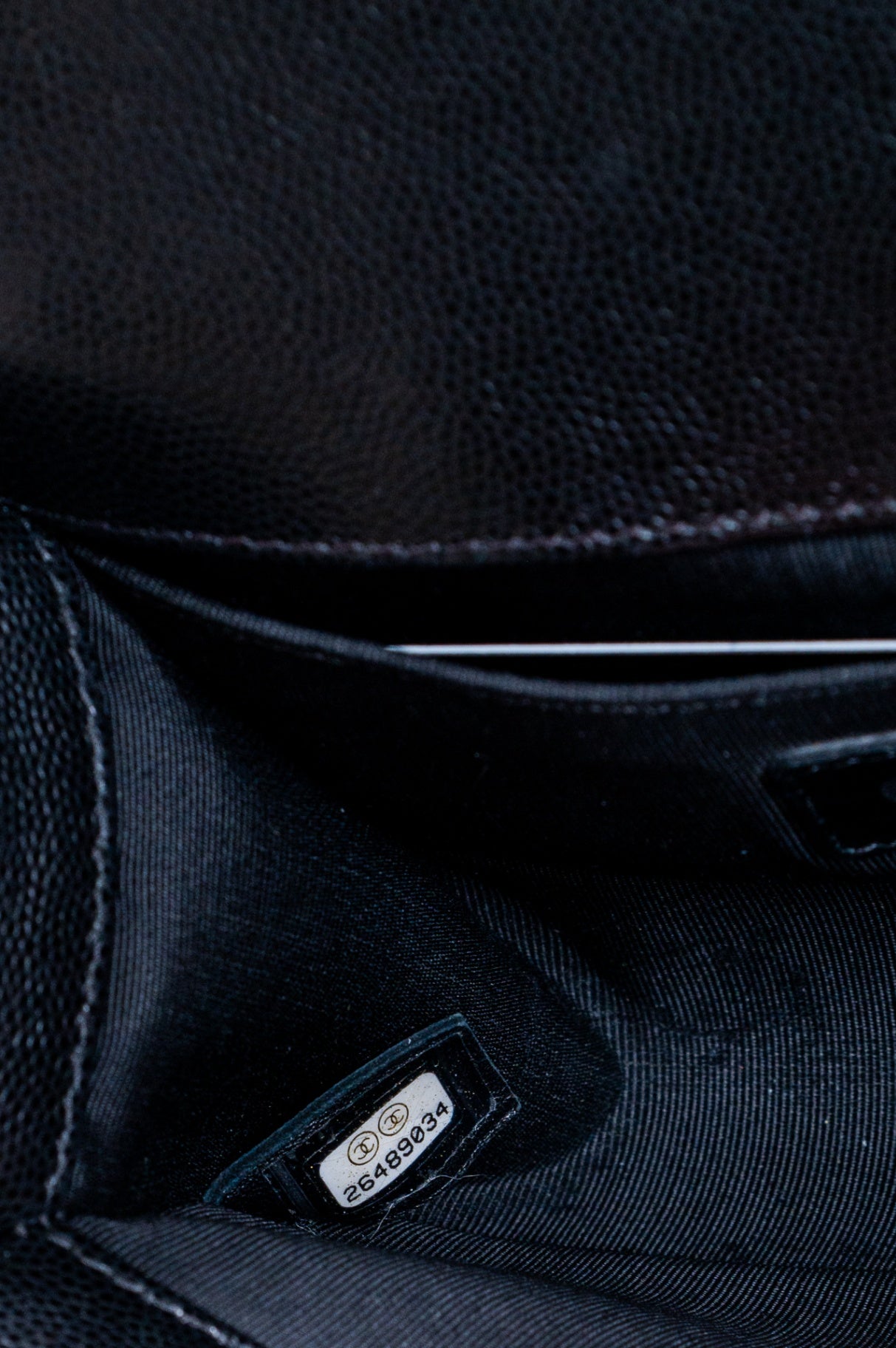 Boy Flap Small Bag in Black Caviar