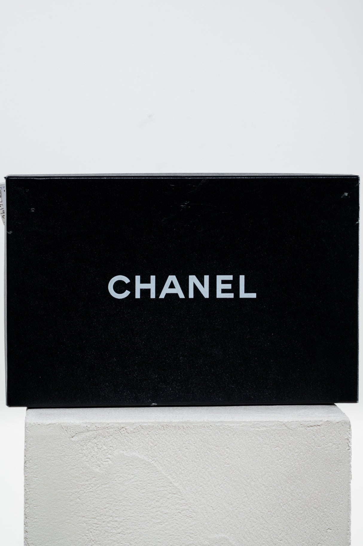 White and Black Round Toe High Heel Pump