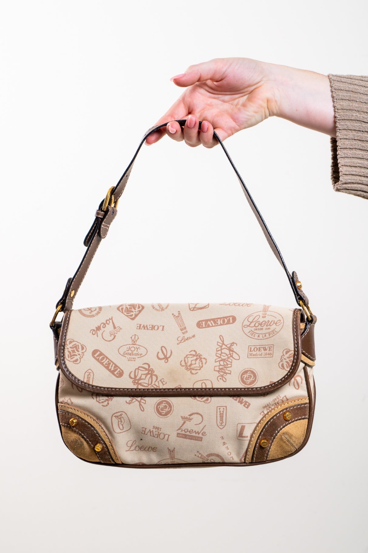 160th Anniversary Canvas Leather Shoulder Bag