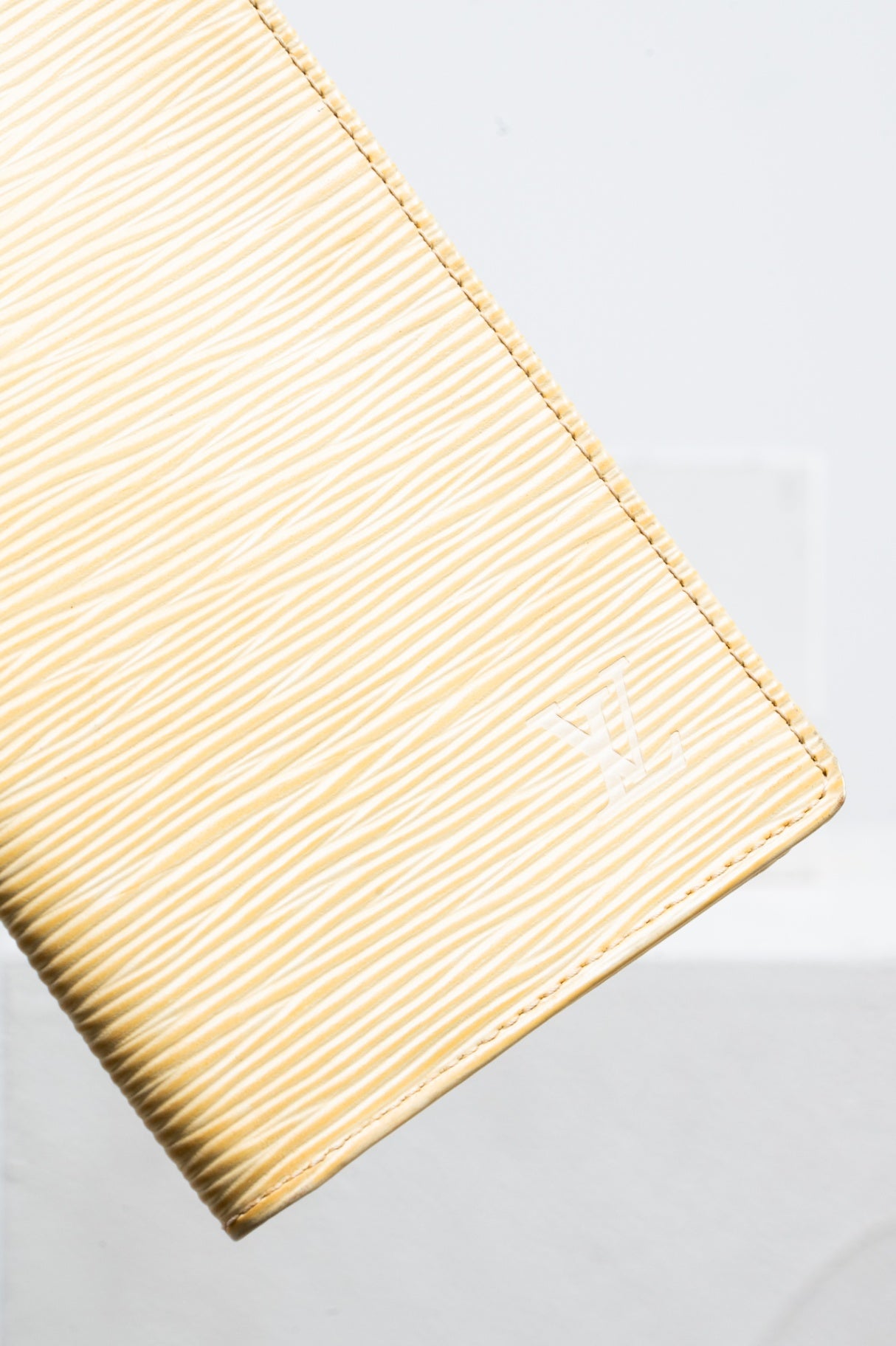 Epi Leather Yellow Long Wallet