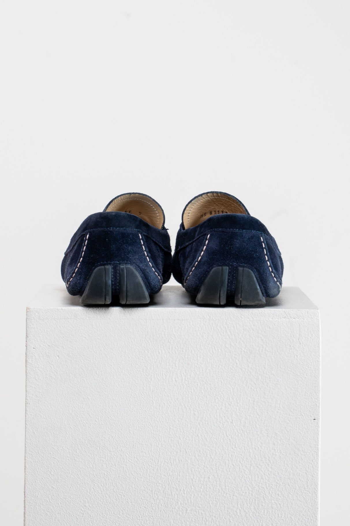 Royal Blue Suede Driving Loafer