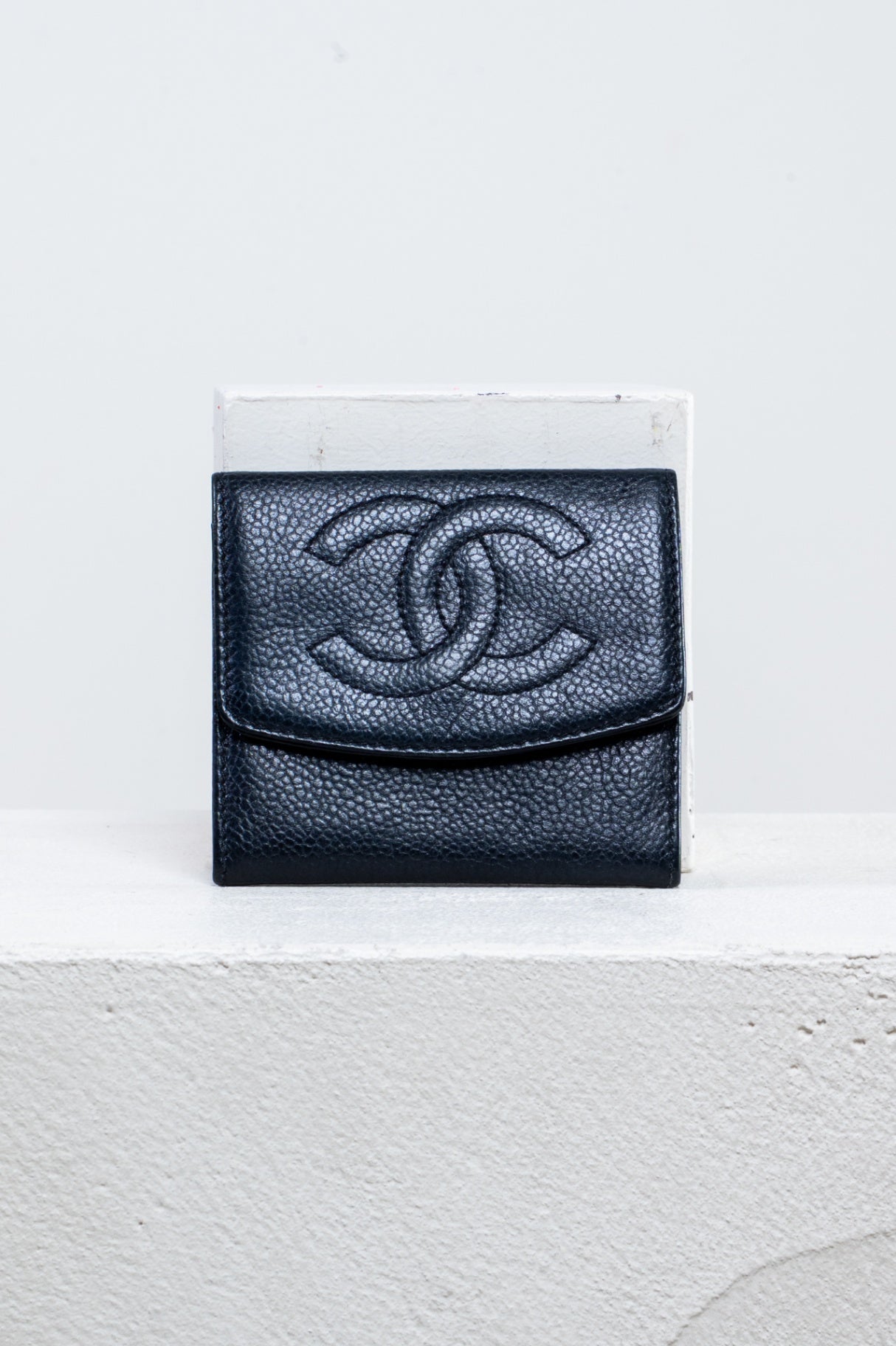 Vintage Black Caviar Card/Coin Case