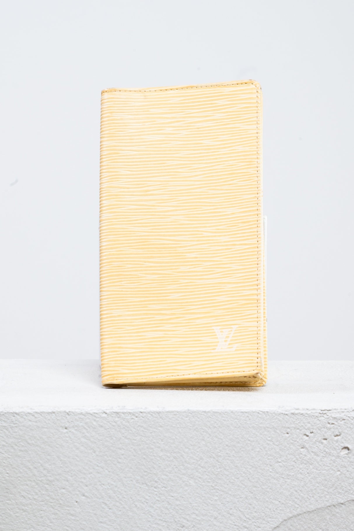 Epi Leather Yellow Long Wallet