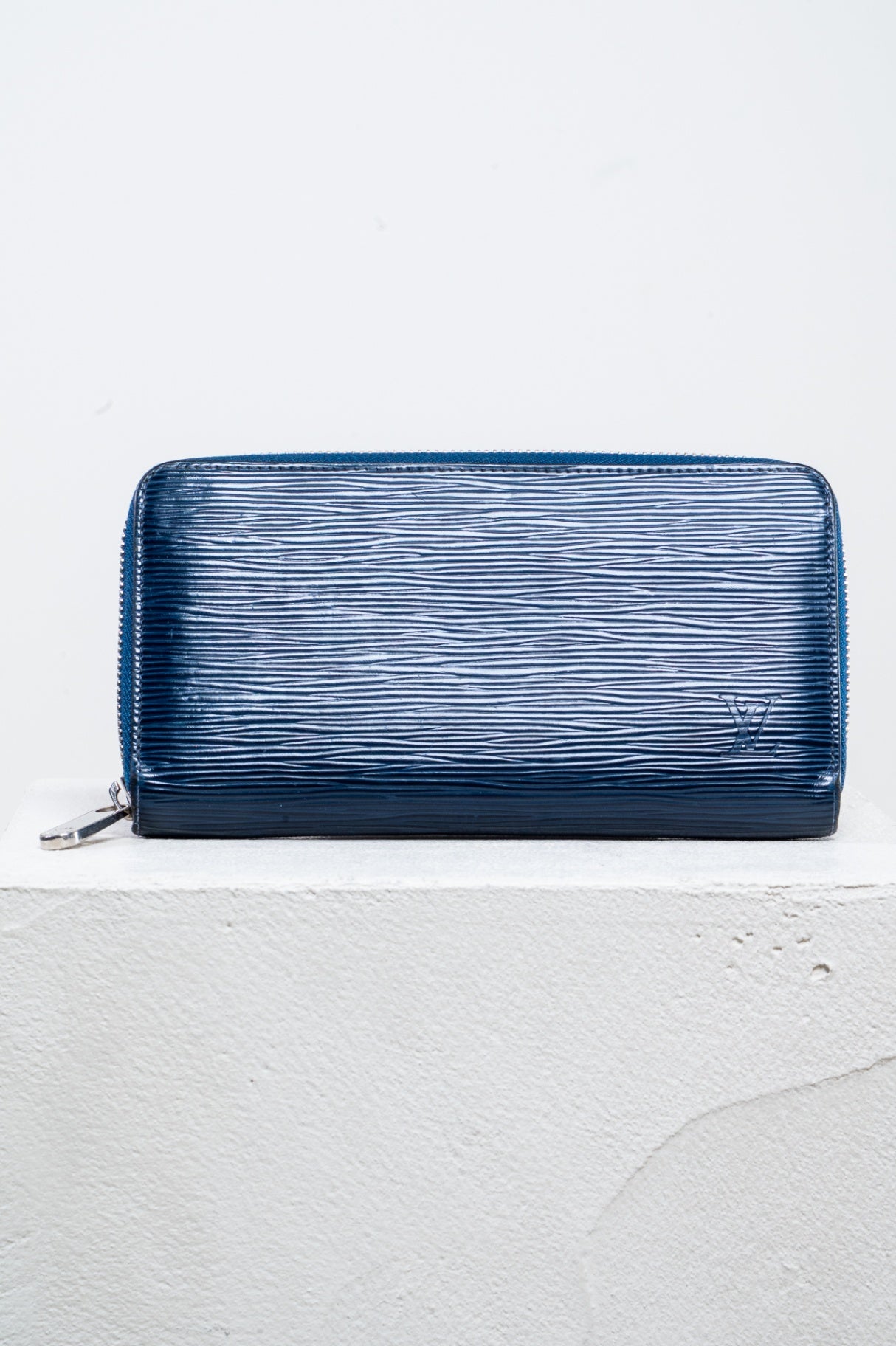 Navy Epi Zippy Wallet