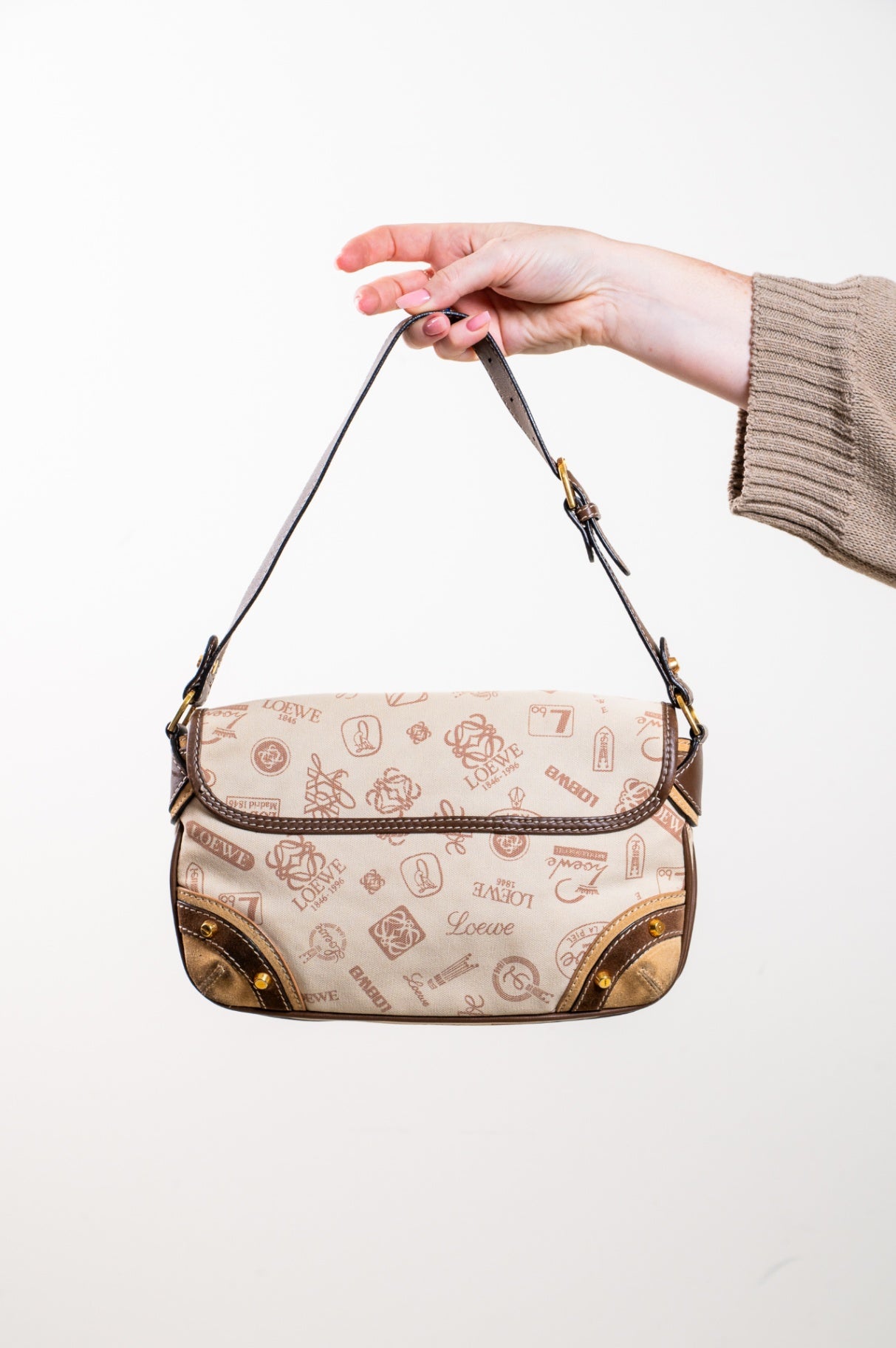 160th Anniversary Canvas Leather Shoulder Bag