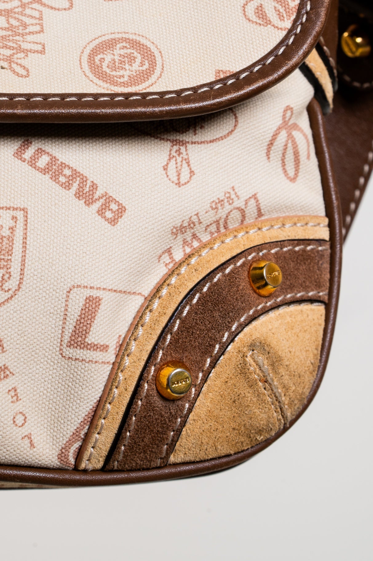 160th Anniversary Canvas Leather Shoulder Bag