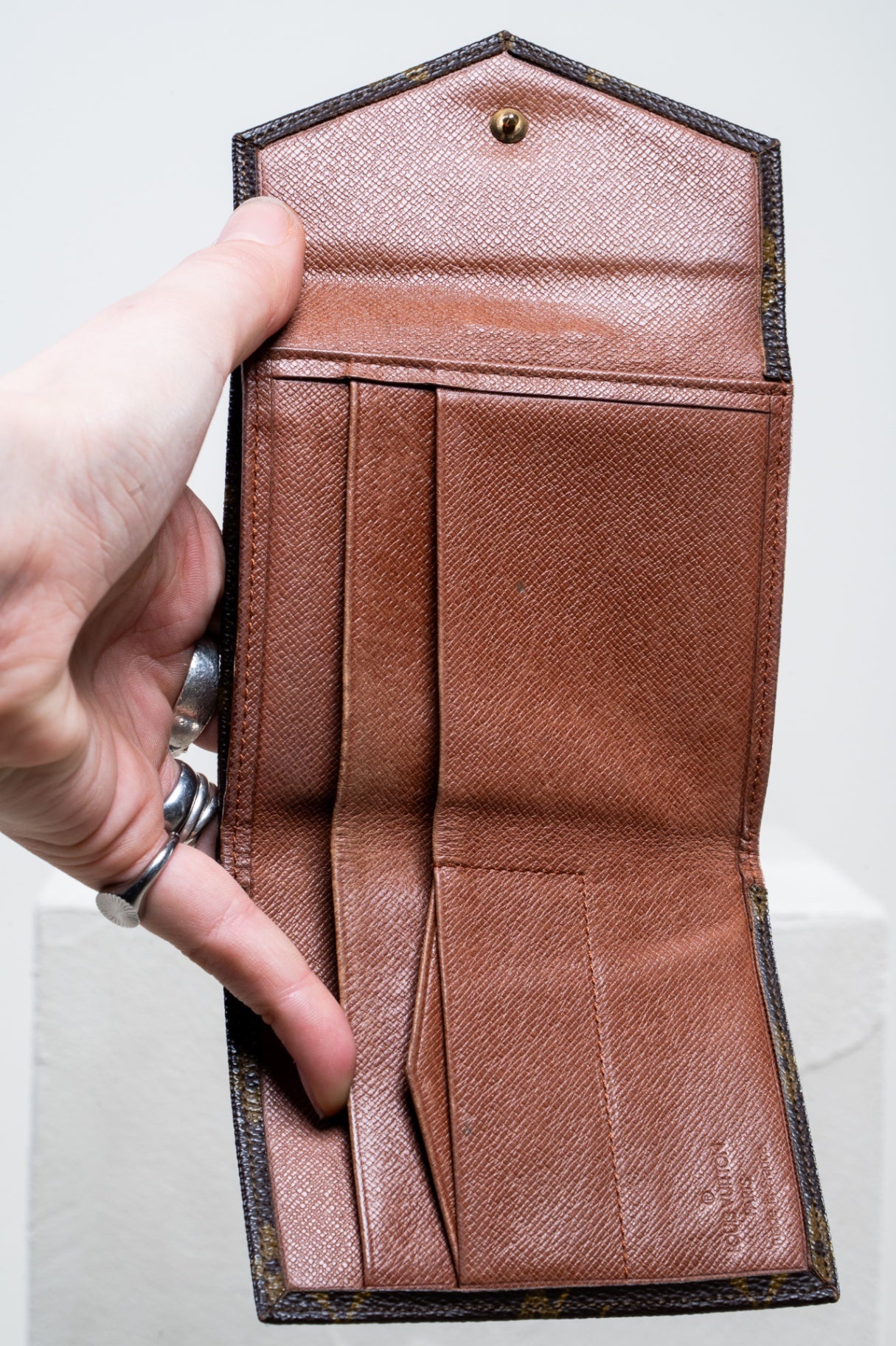 Compact Monogram Wallet