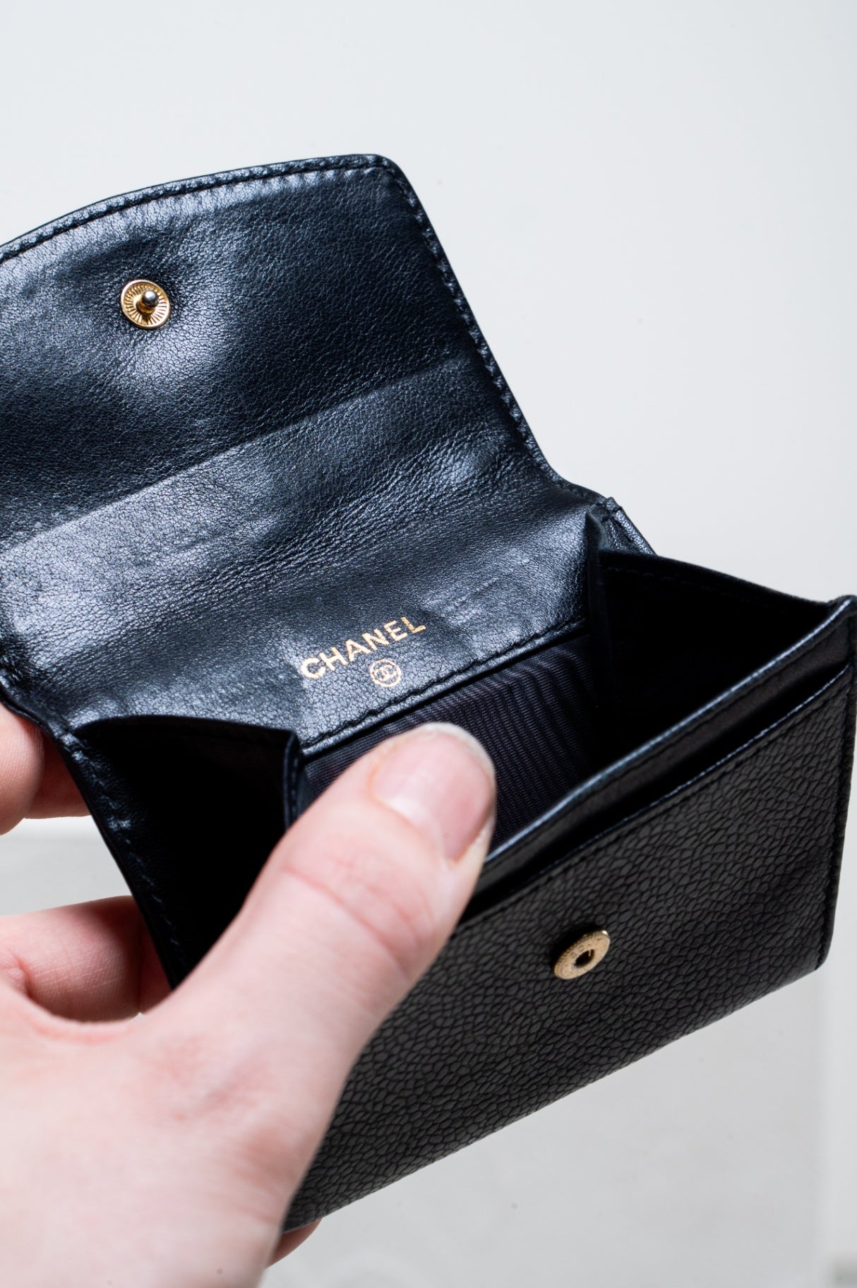 Vintage Black Caviar Card/Coin Case