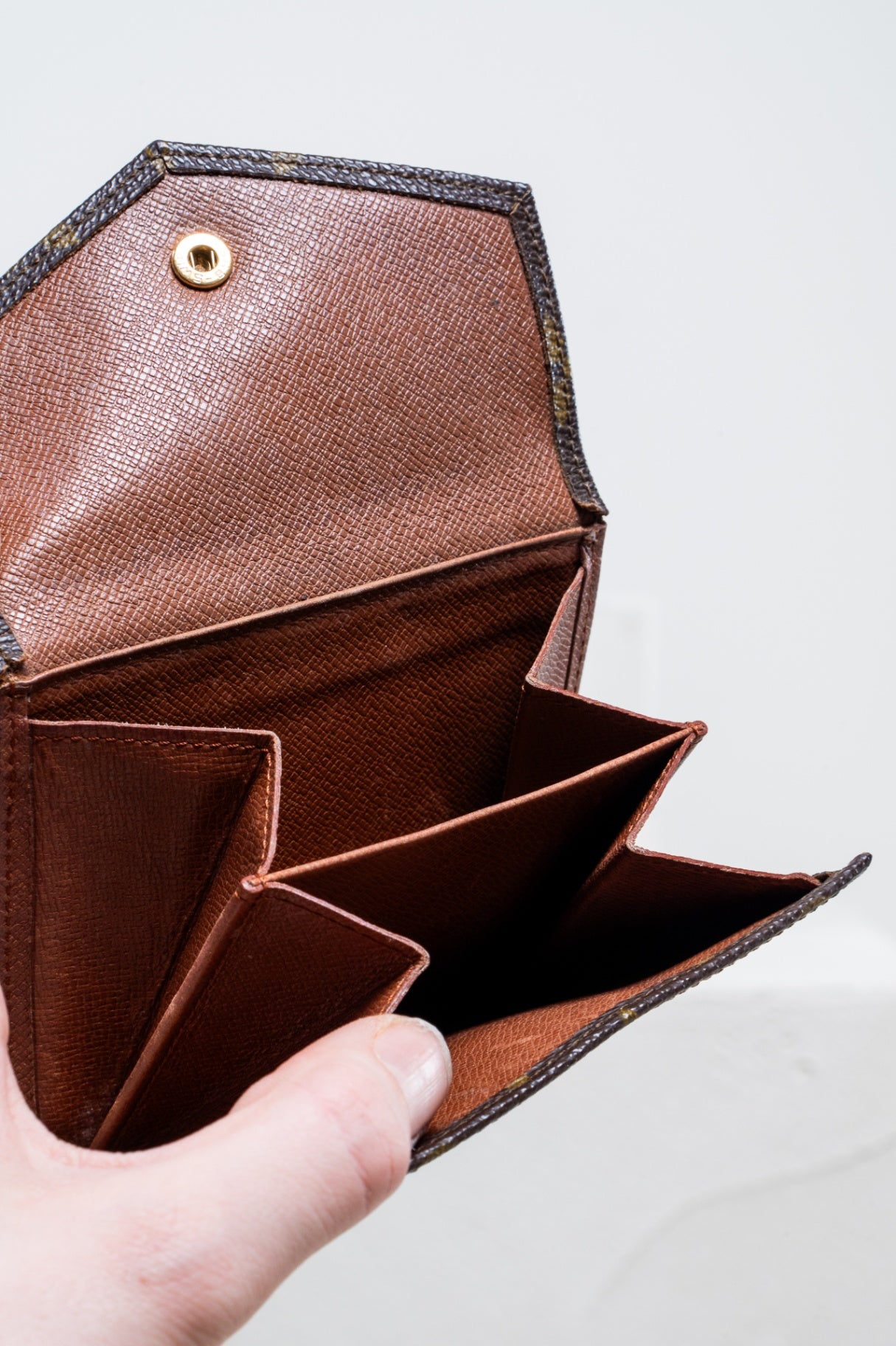 Compact Monogram Wallet