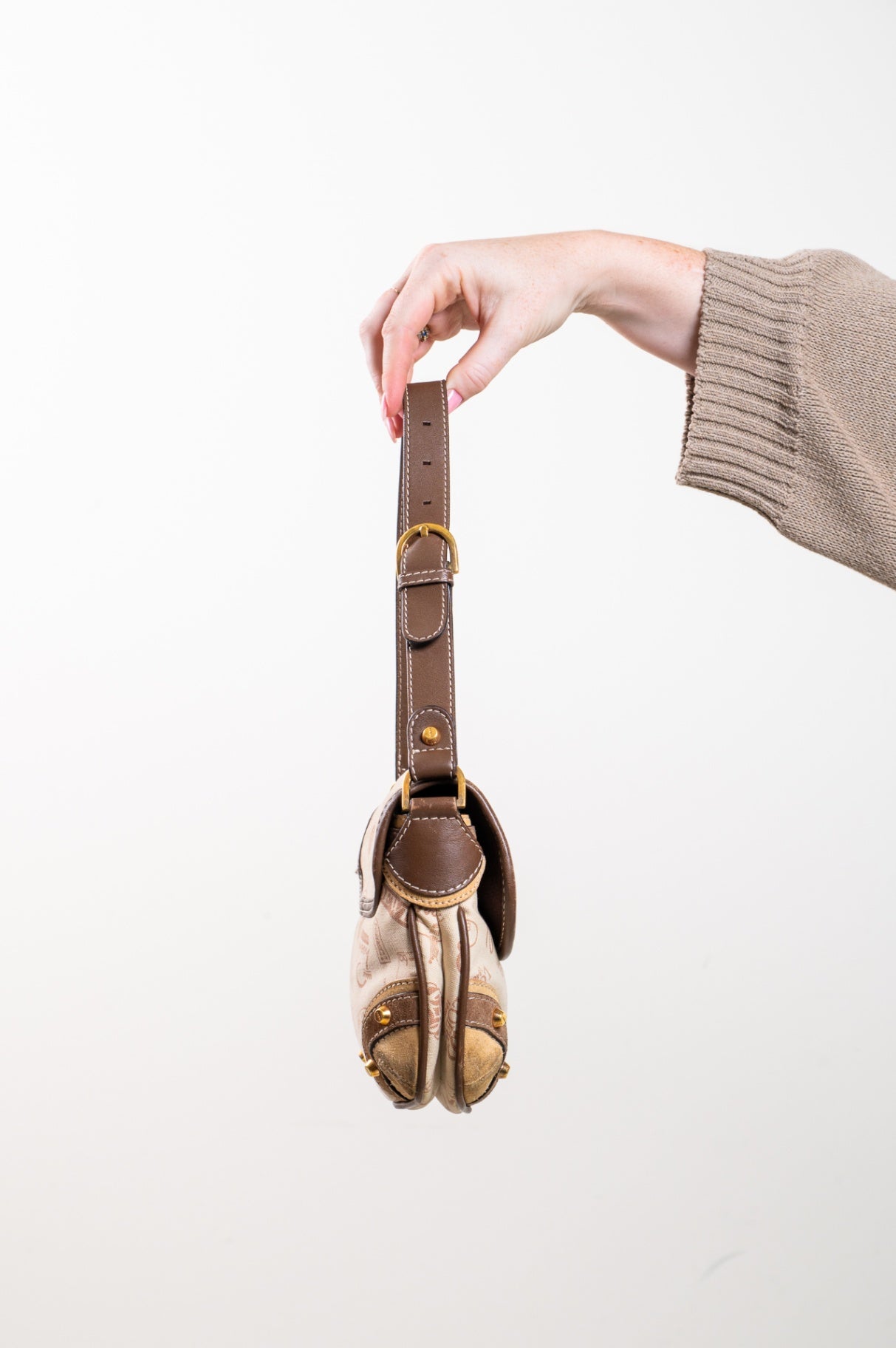 160th Anniversary Canvas Leather Shoulder Bag