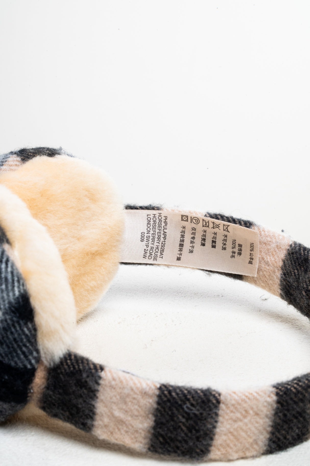 Check Print Earmuffs