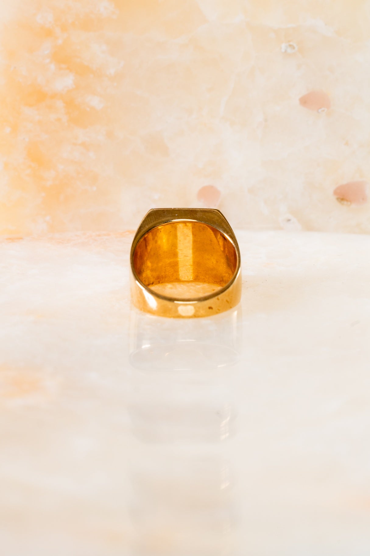 Gold Square Ring