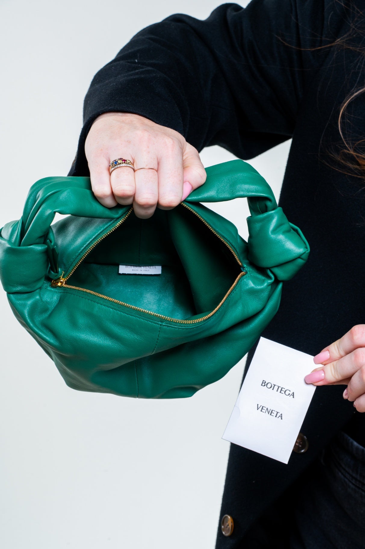 Green Mini Double Knot bag