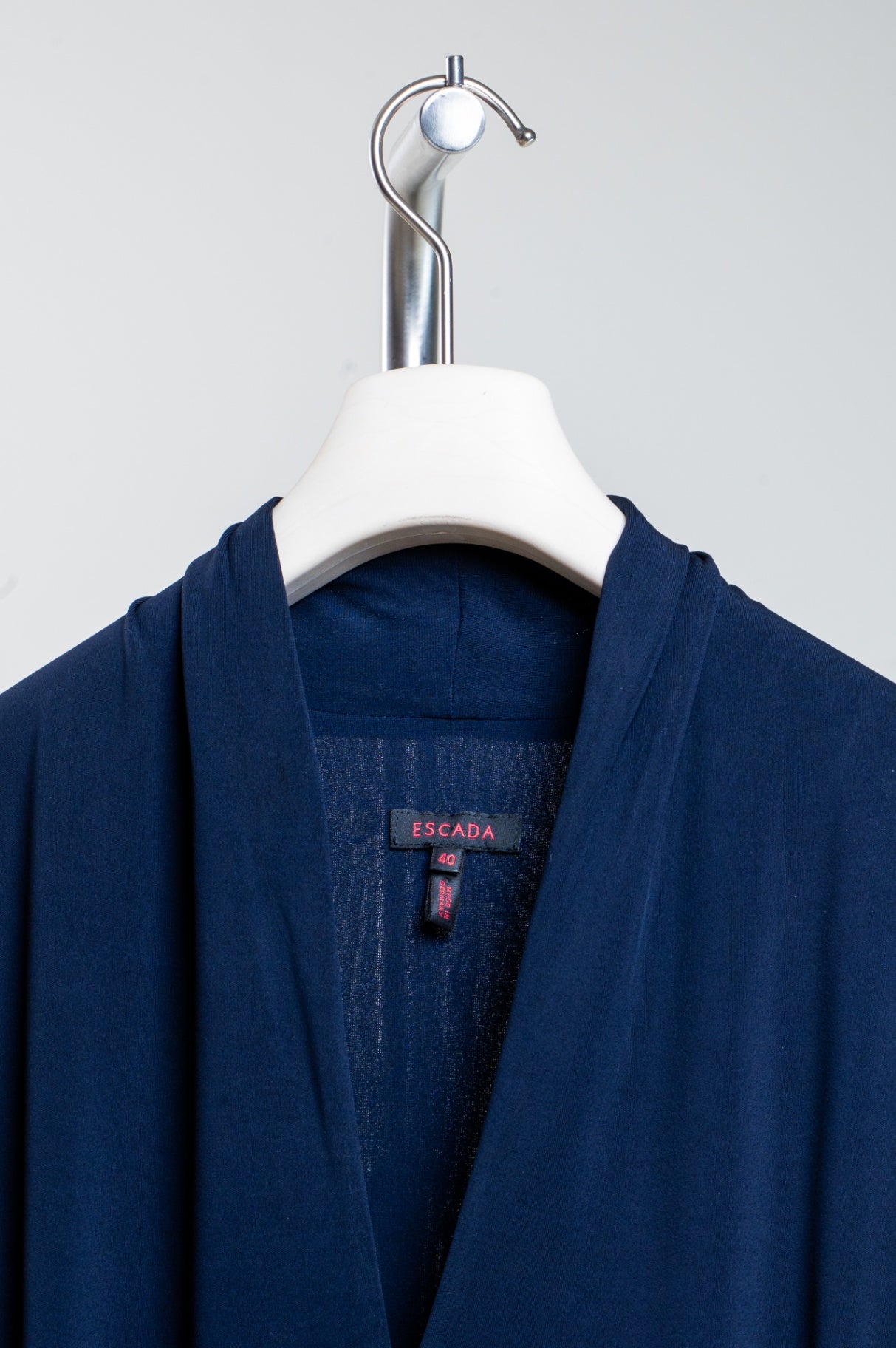 Navy Short Sleeve Bow Belt Midi Dress