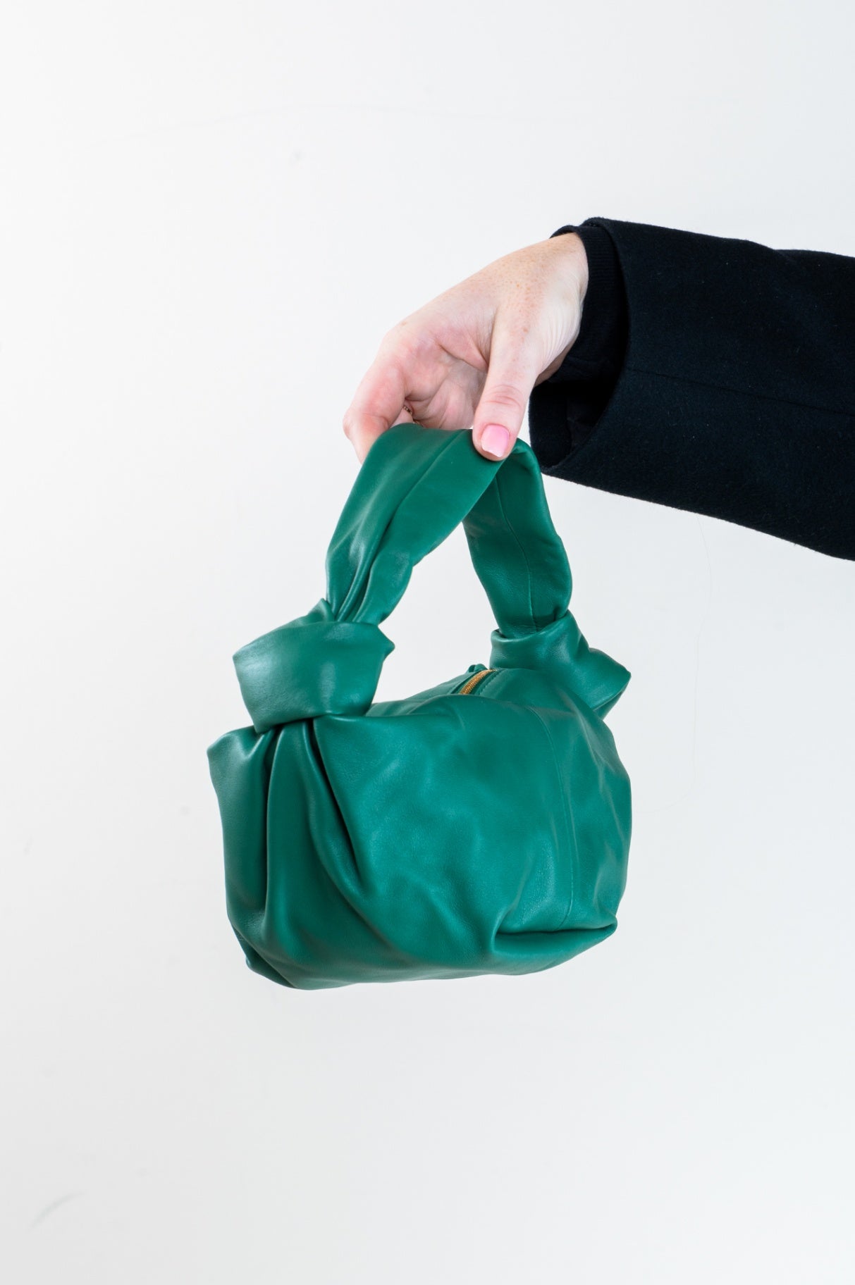 Green Mini Double Knot bag