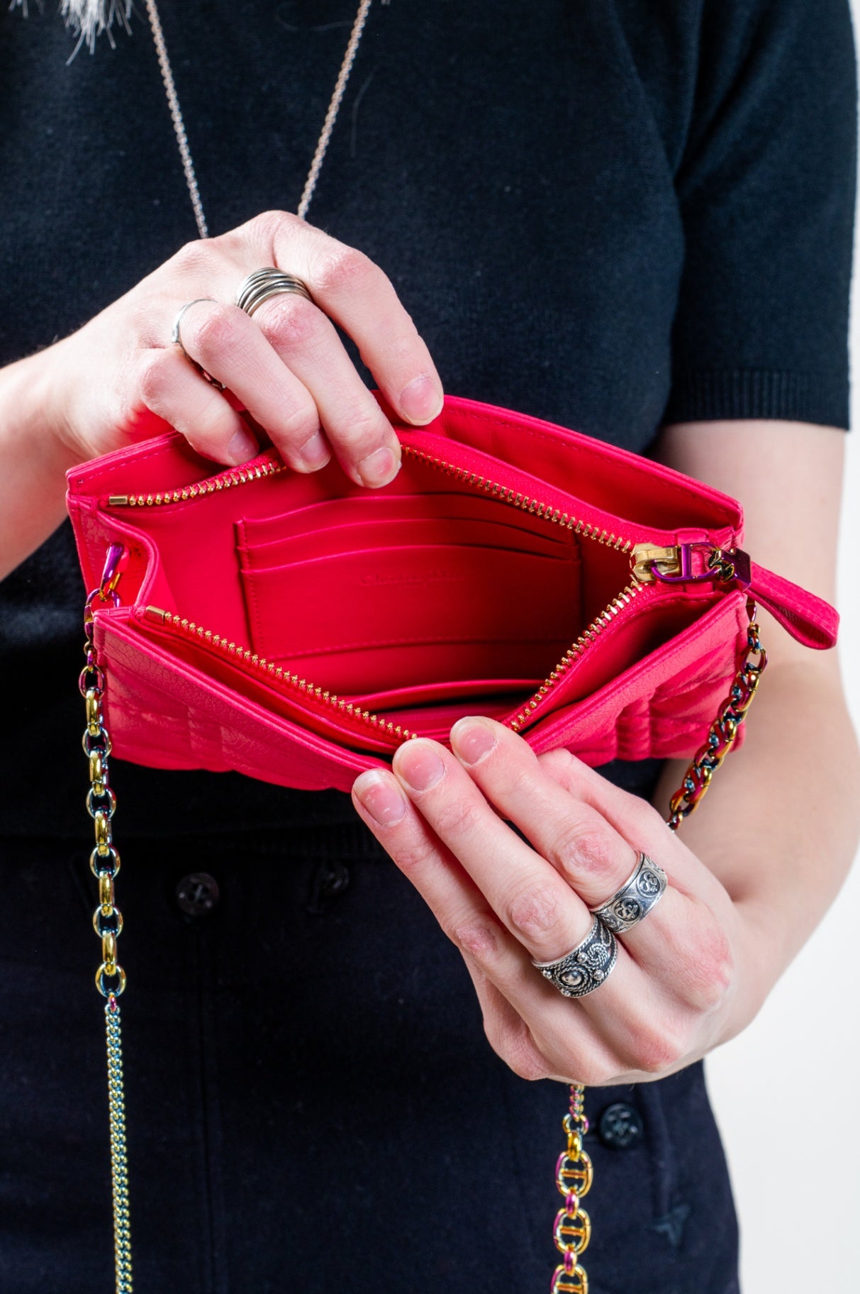 Calfskin Caro Every Dior Pouch