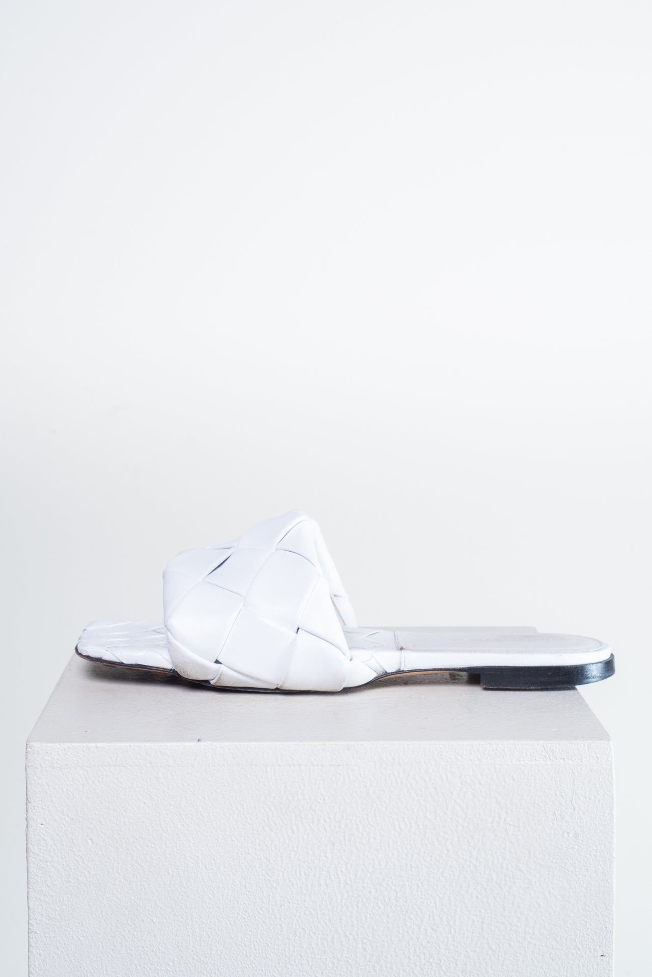 White Lido Flat Sandal