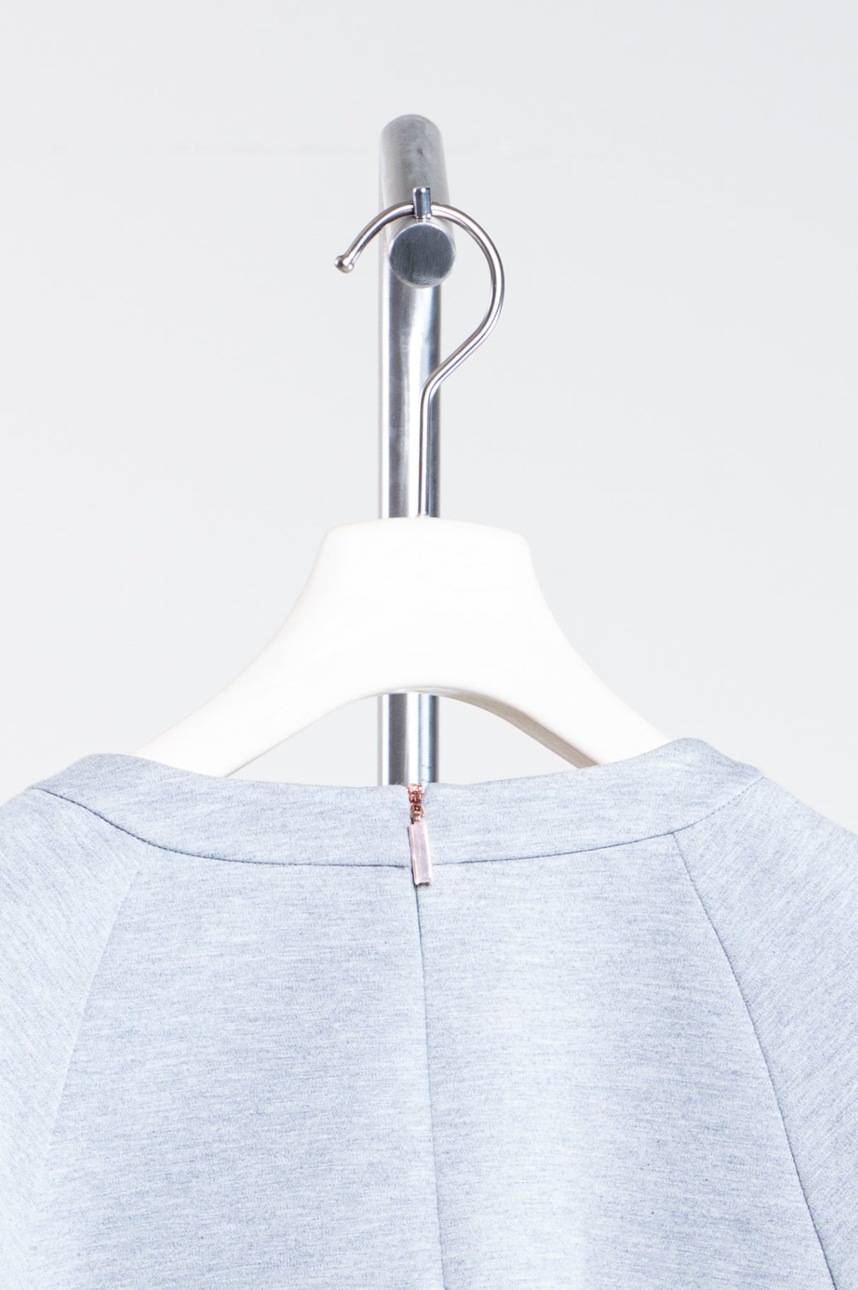 Heather Grey Crew Neck Sweater Top