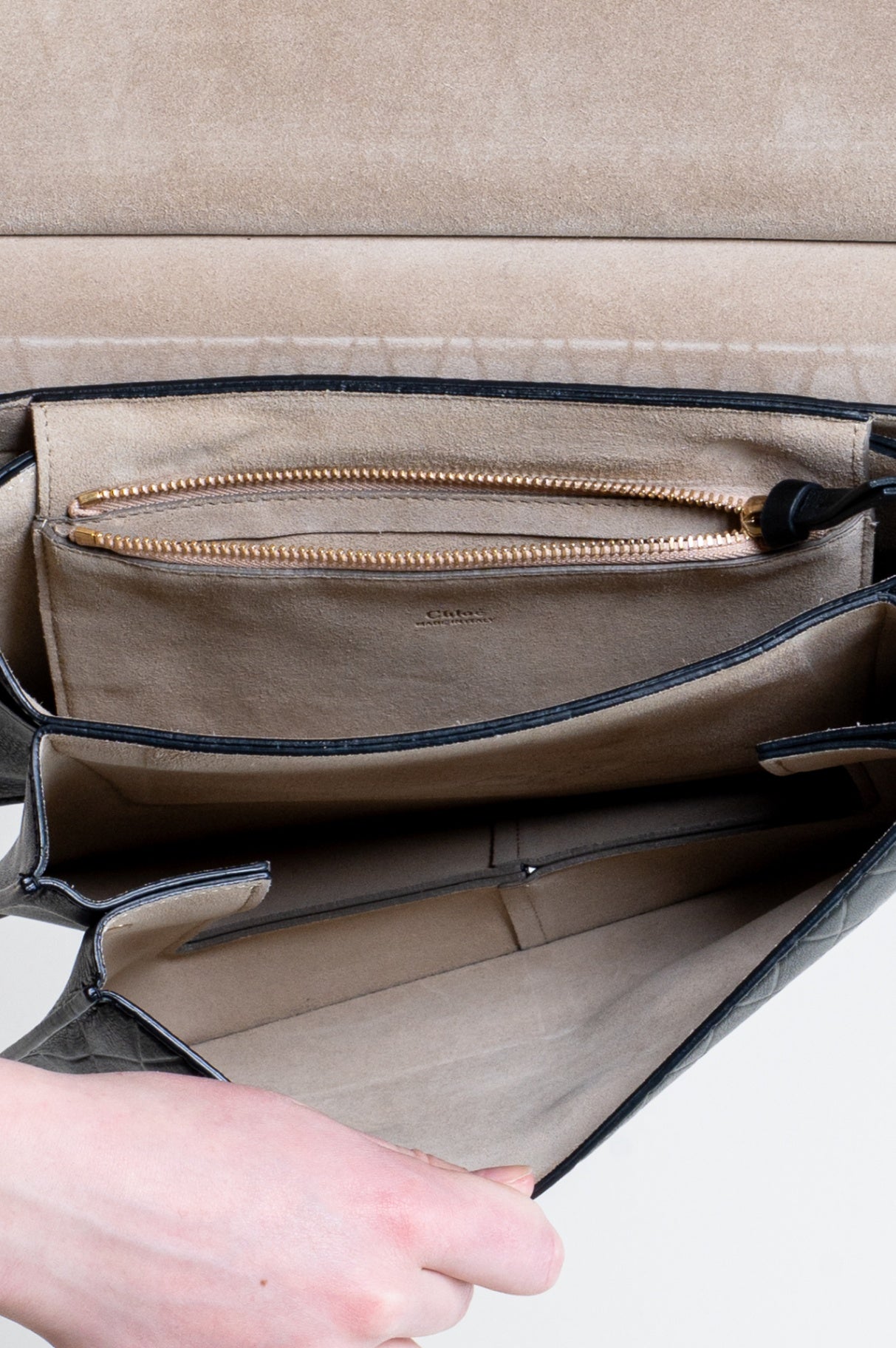 Black Diamond Embossed Faye Shoulder Bag