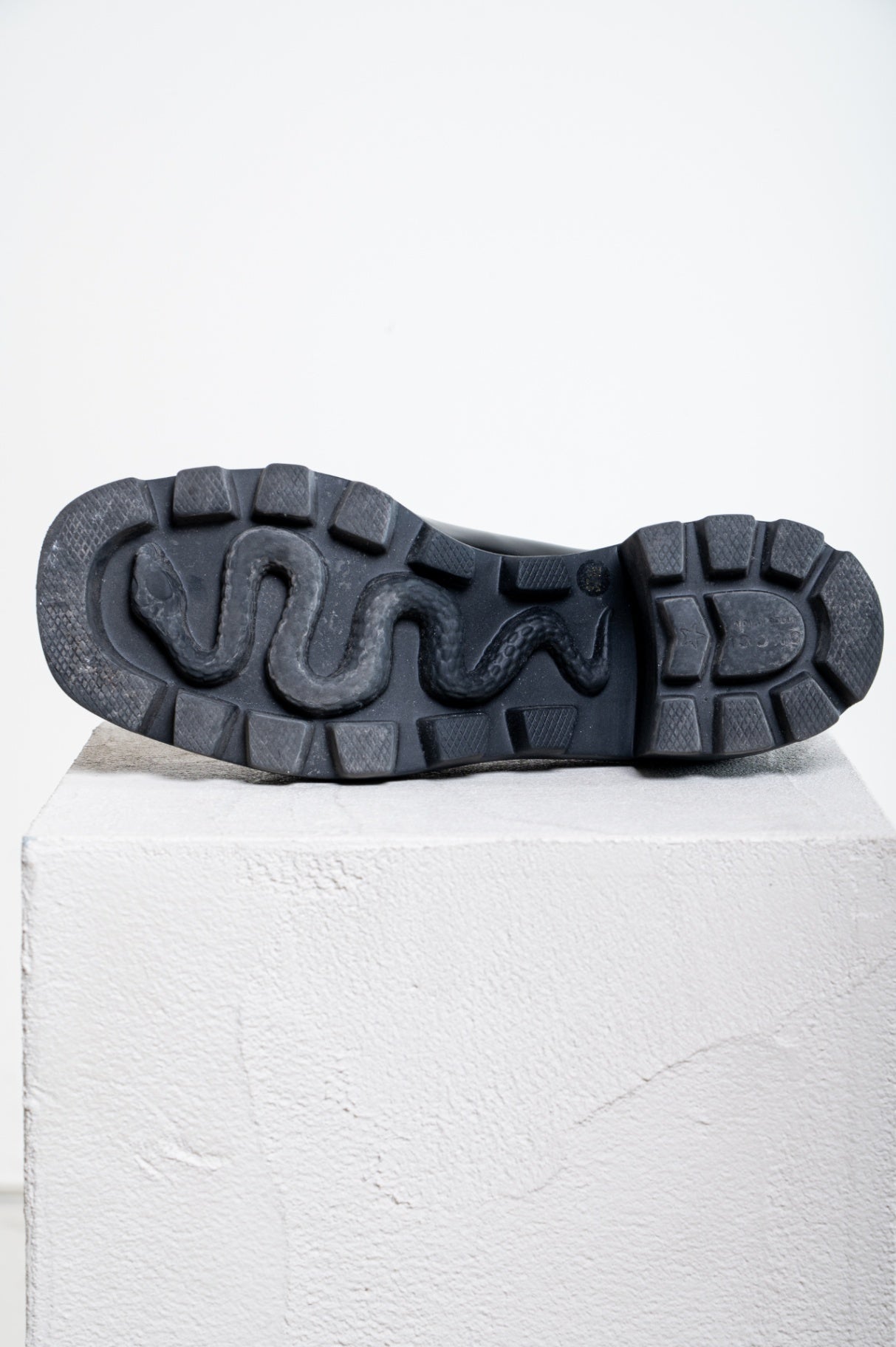 Black and Monogram Double G Loafer