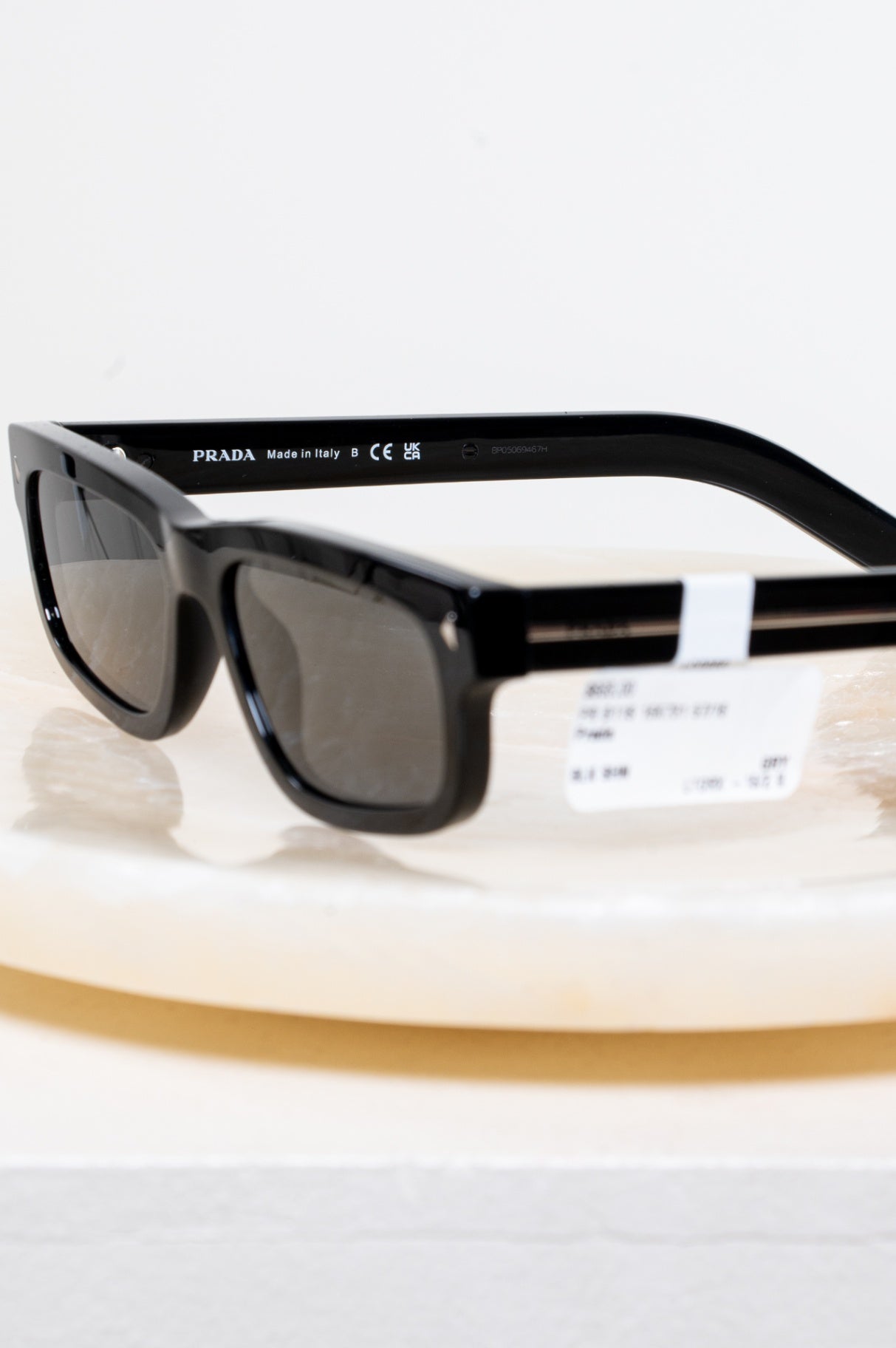 Black Rectangular SPR B11 Sunglasses