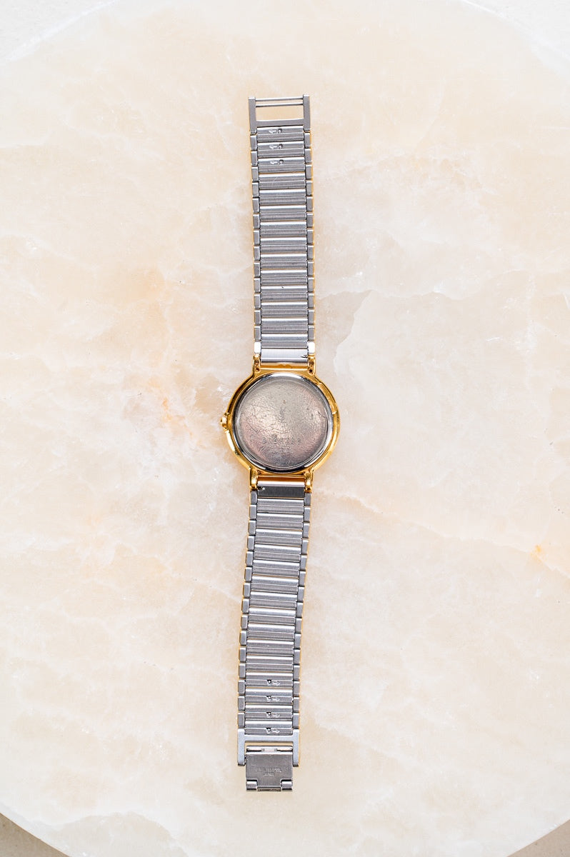 Vintage Two-Tone Stainless Steel Quartz Watch