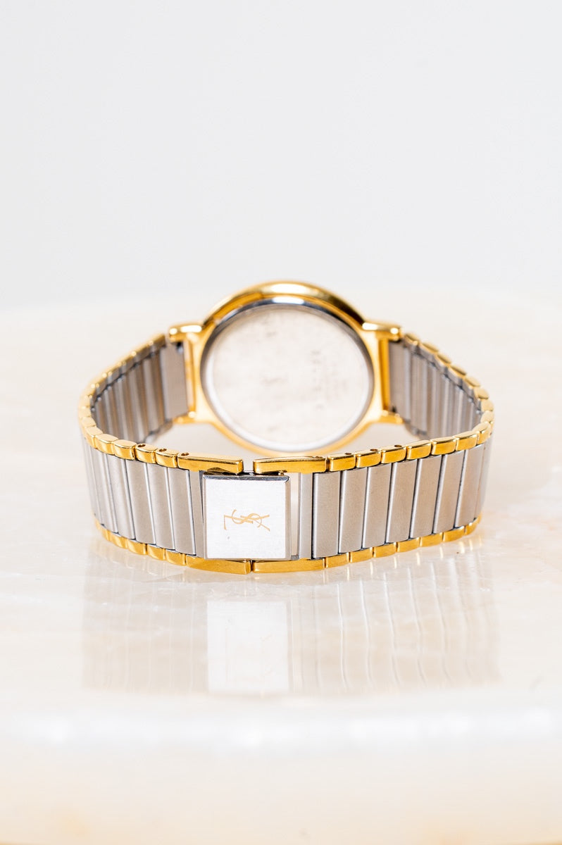 Vintage Two-Tone Stainless Steel Quartz Watch