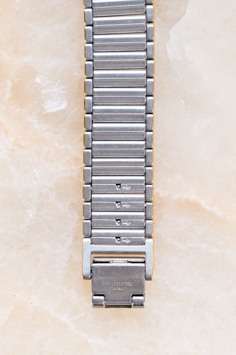 Vintage Two-Tone Stainless Steel Quartz Watch
