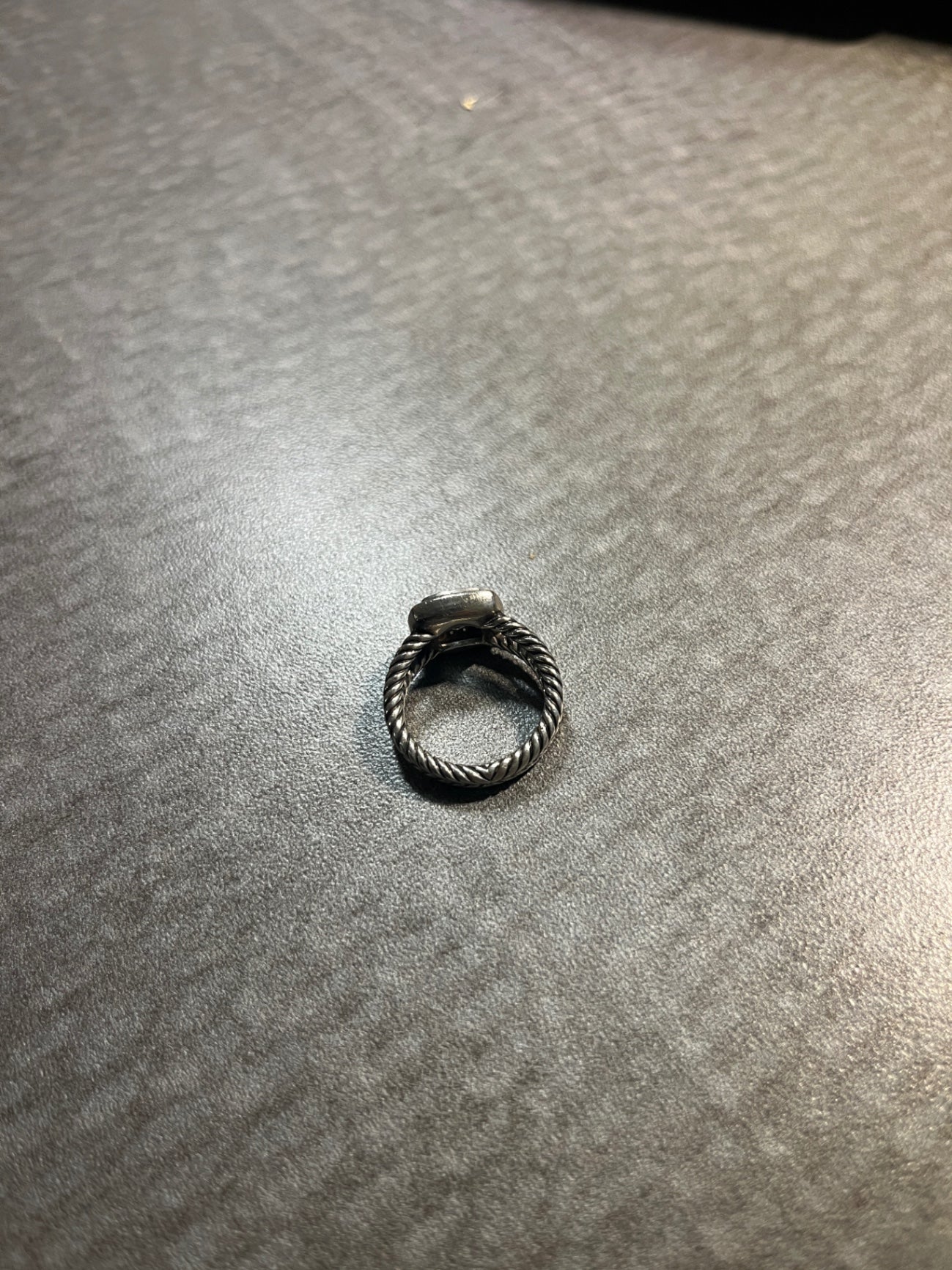 Blue Topaz Petite Albion Ring