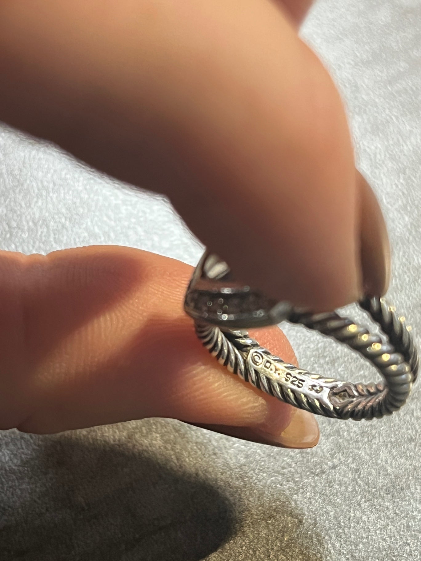 Blue Topaz Petite Albion Ring