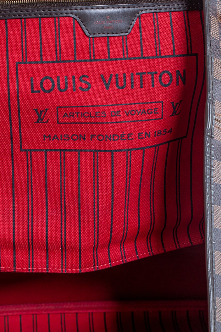 Damier Ebene Neverfull GM Shoulder Bag