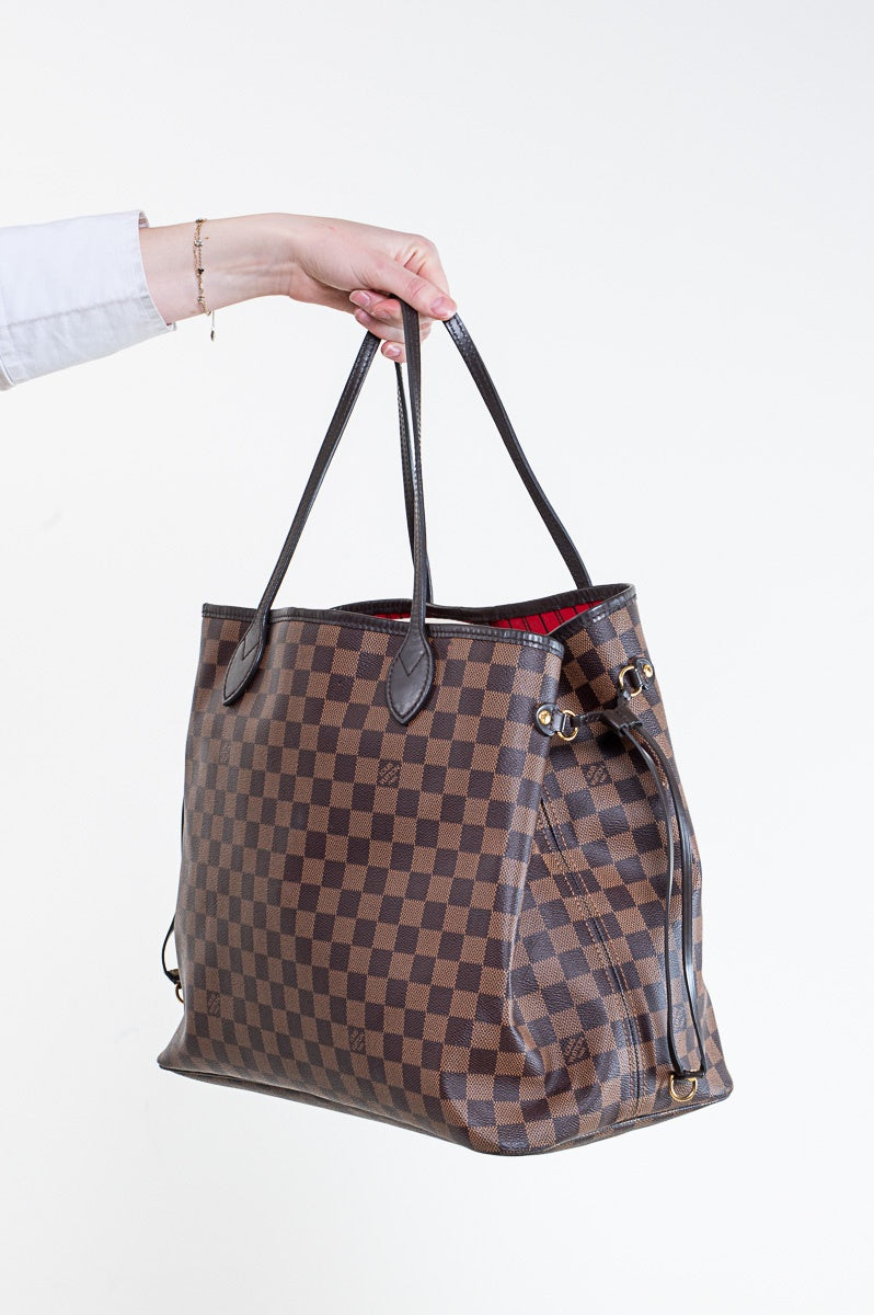 Damier Ebene Neverfull GM Shoulder Bag