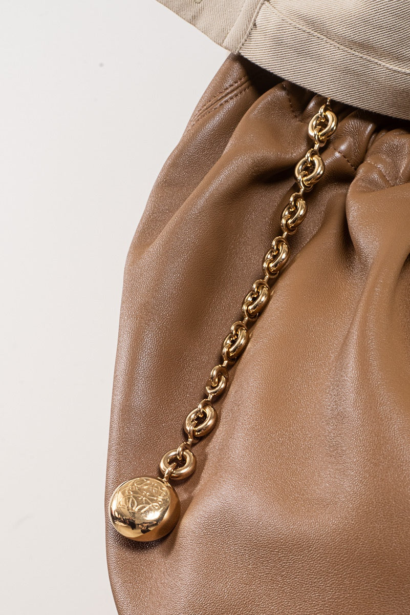 Brown Medium Squeeze Shoulder Bag