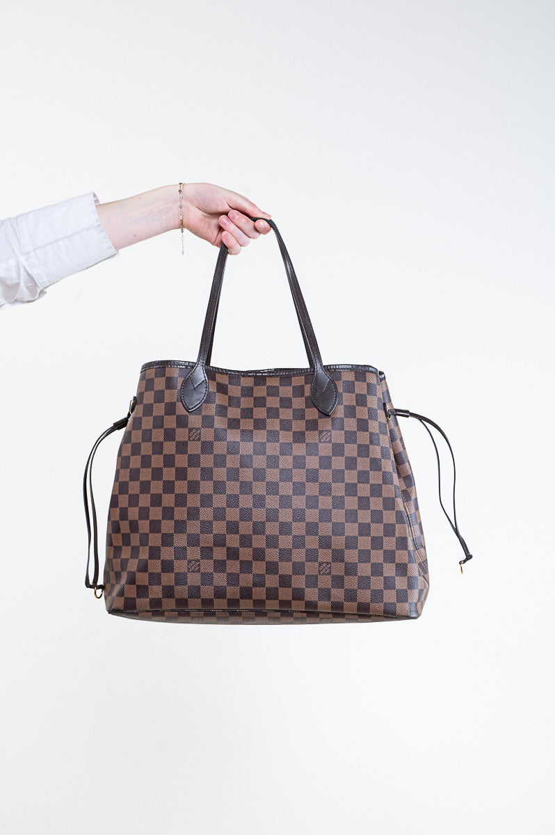 Damier Ebene Neverfull GM Shoulder Bag