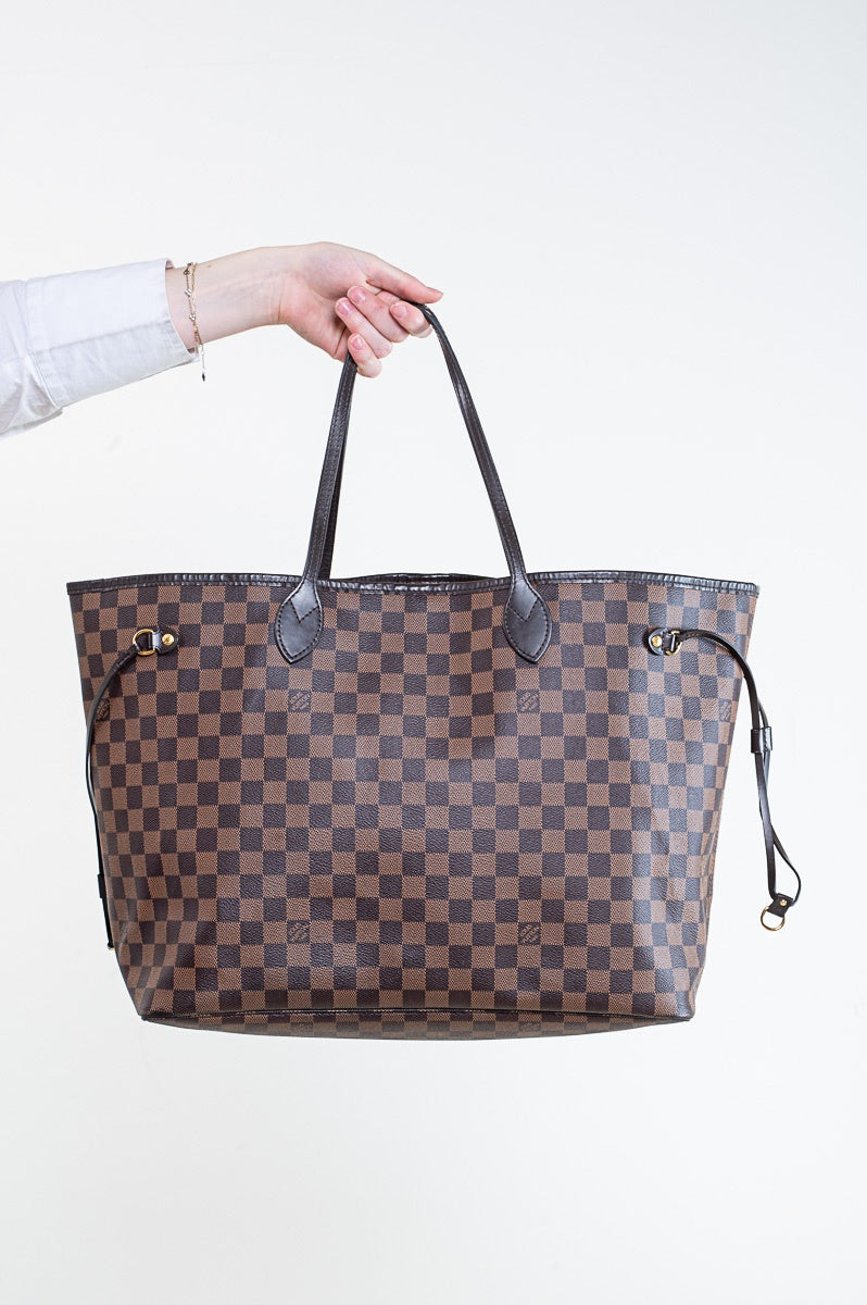 Damier Ebene Neverfull GM Shoulder Bag