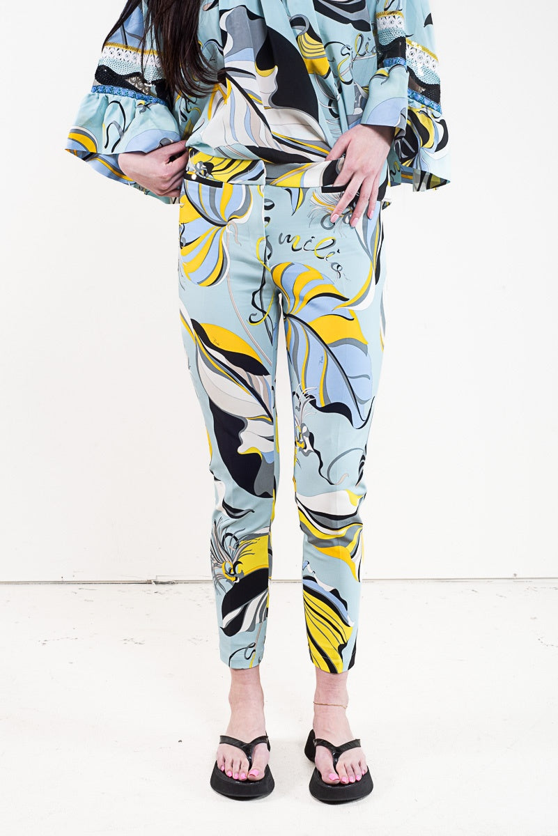 Pucci Off-The-Shoulder Top & Pant Set
