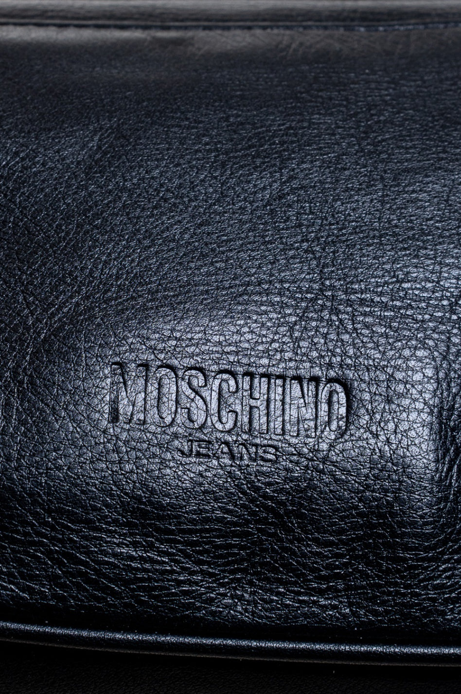 Black Flap Shoulder Bag w/ Cherry Tie