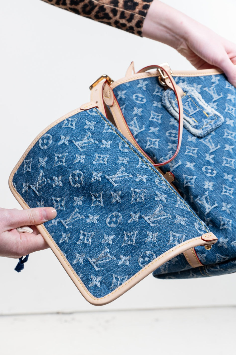 Denim CarryAll MM Bag