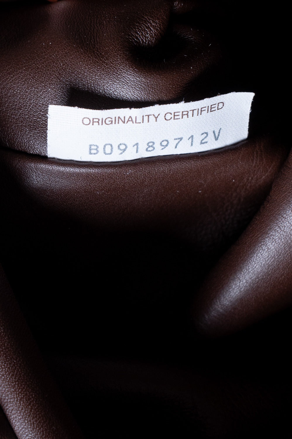 Chocolate Brown Calfskin Leather The Mini Pouch