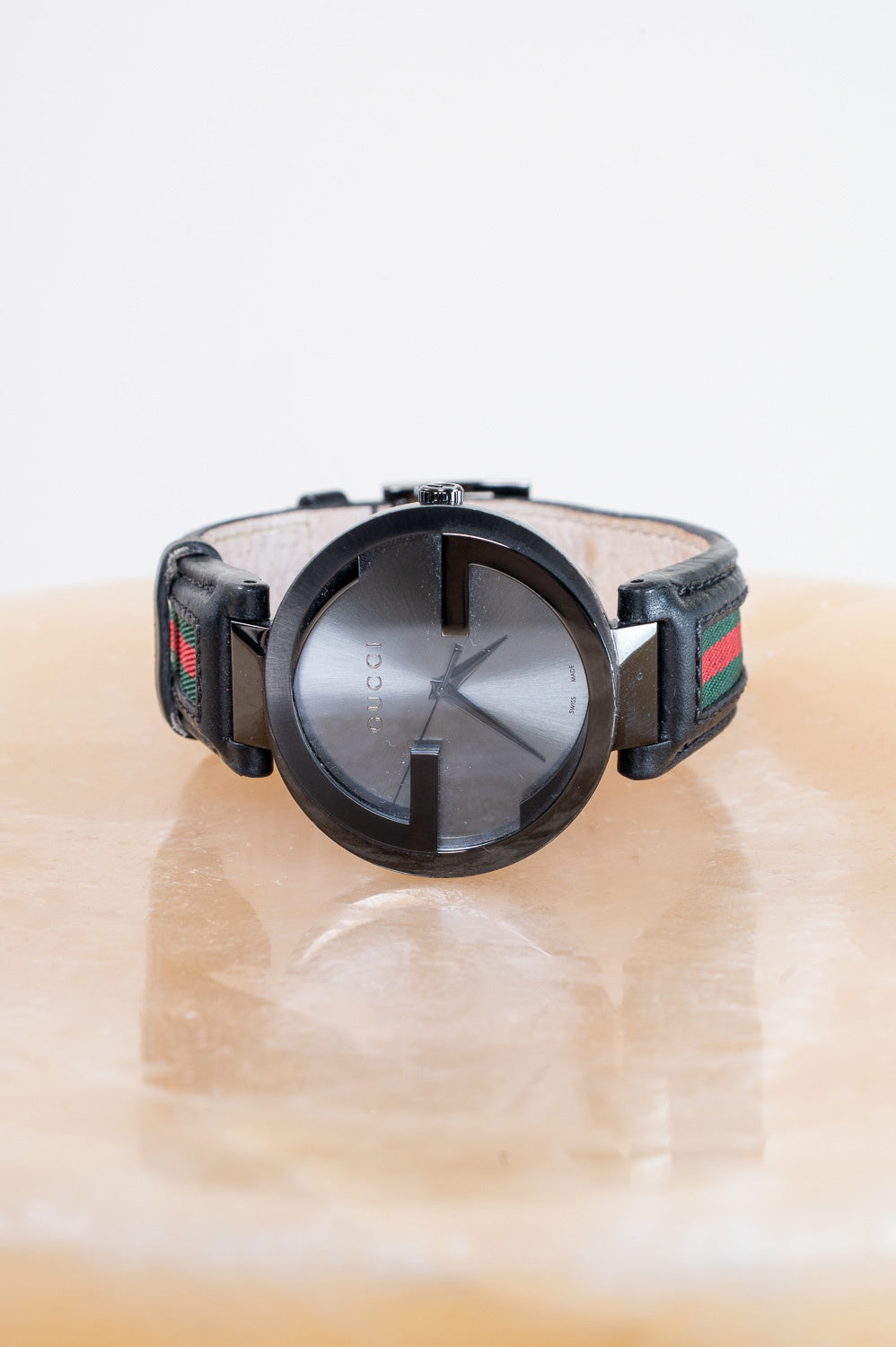 Black Classic Racing Stripe Watch
