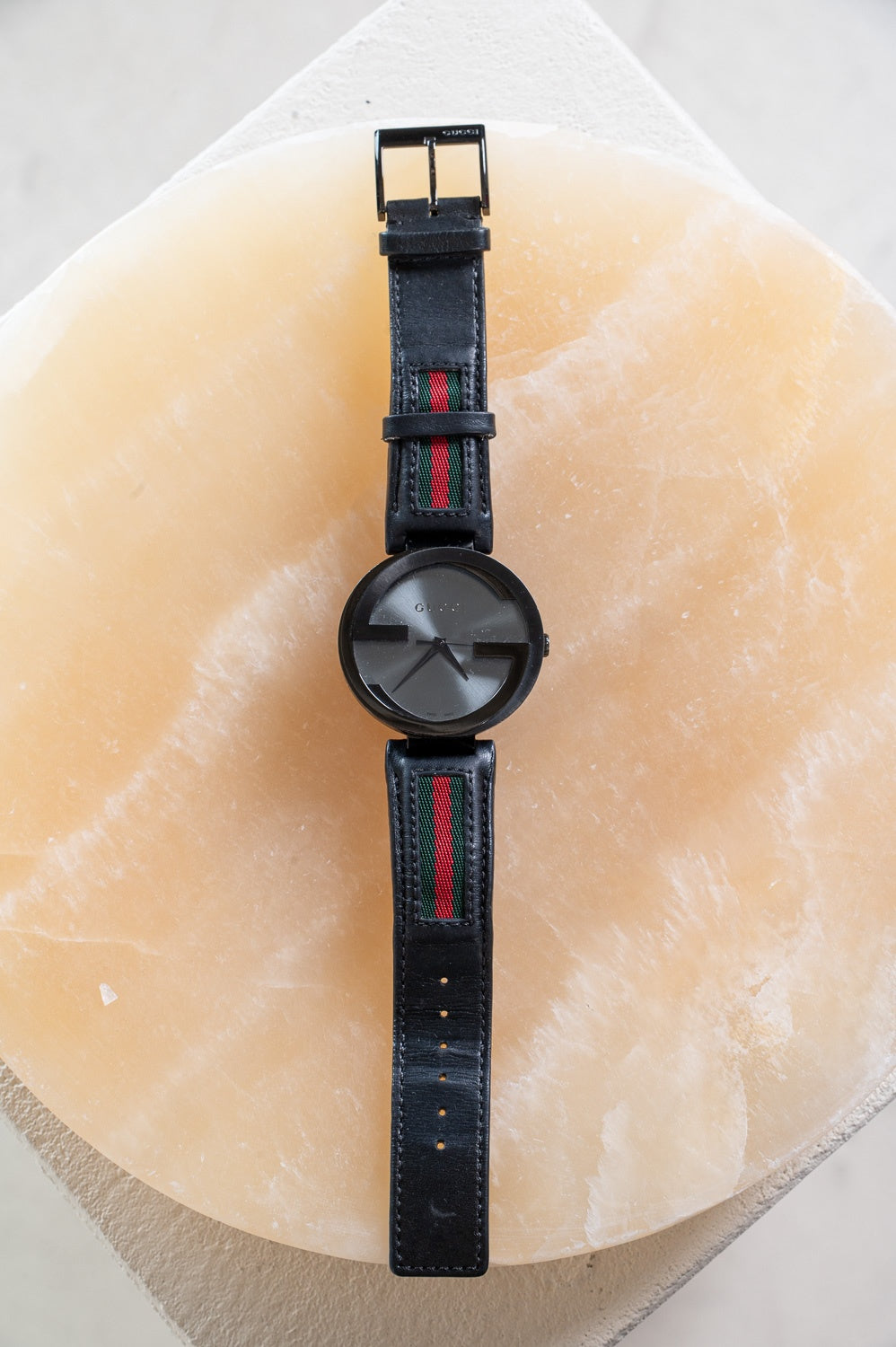 Black Classic Racing Stripe Watch
