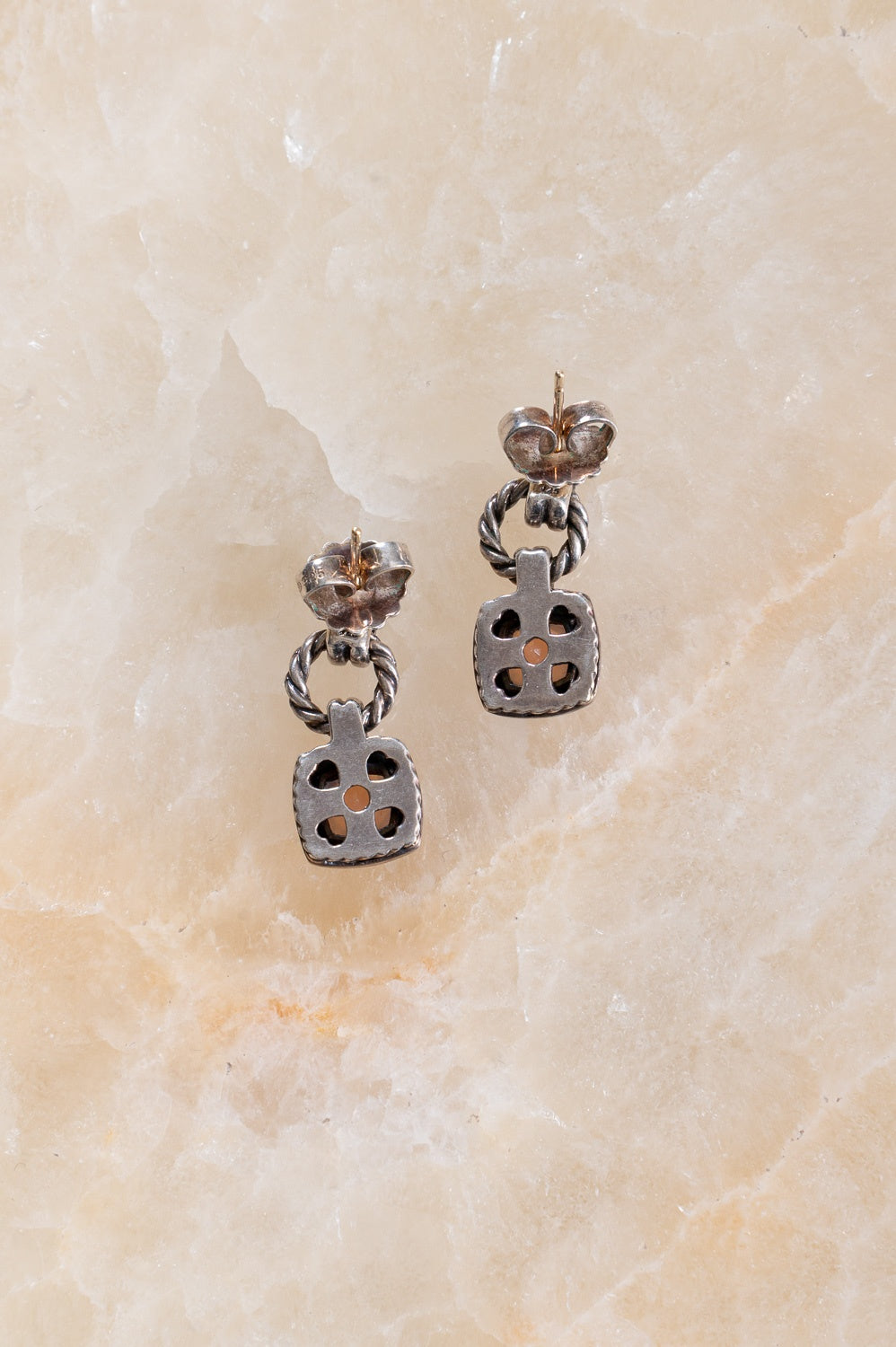 Rose Quartz Renaissance Drop Earring