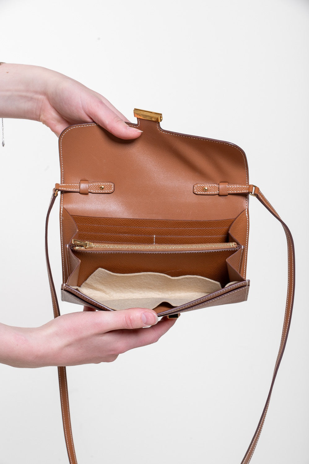 2022 Gold Epsom Constance To Go Wallet