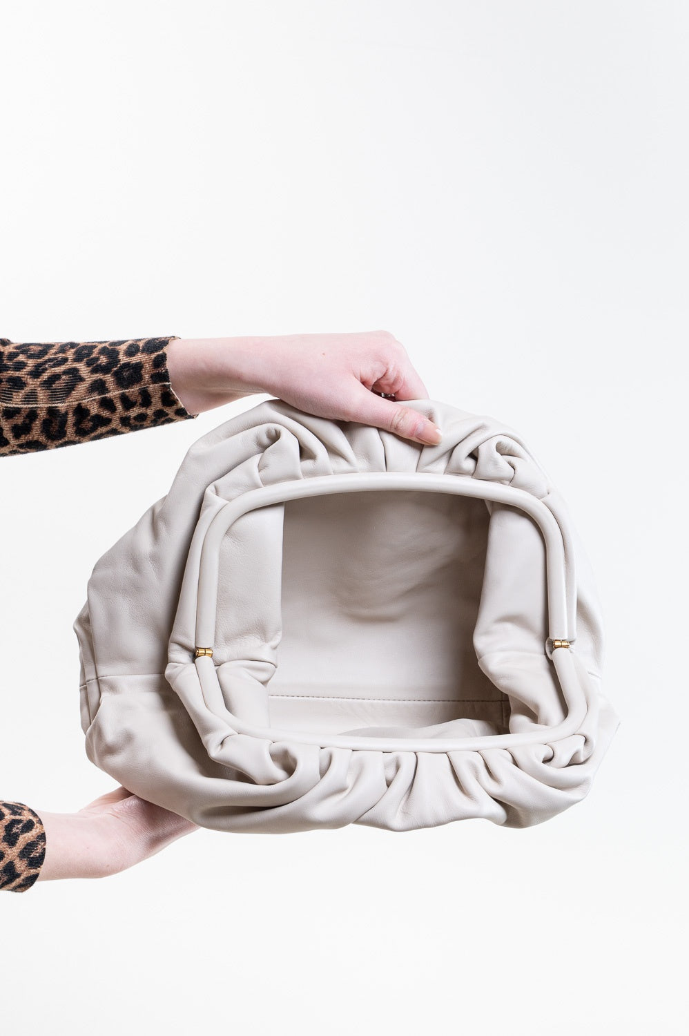 Cream 'The Pouch' Clutch Bag