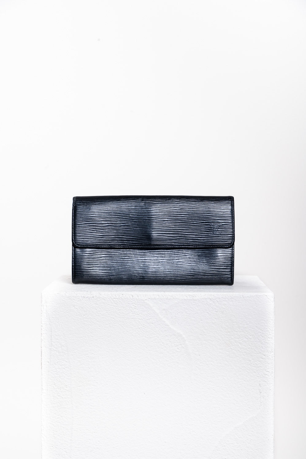 Black Epi Leather Continental Wallet