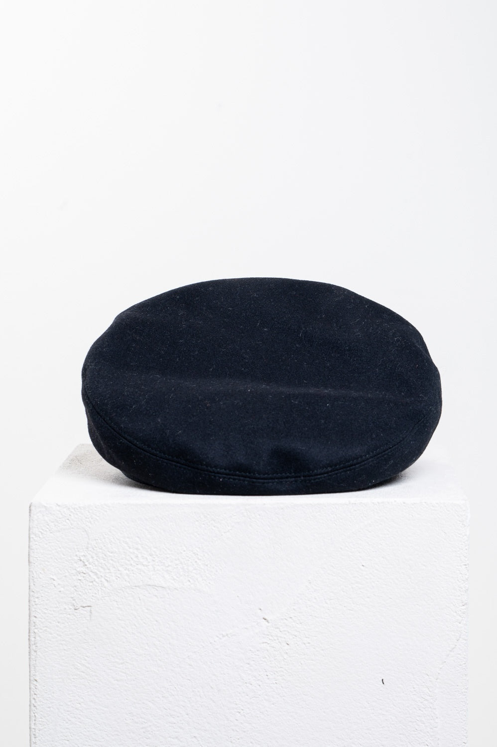 Black Newsboy Cap